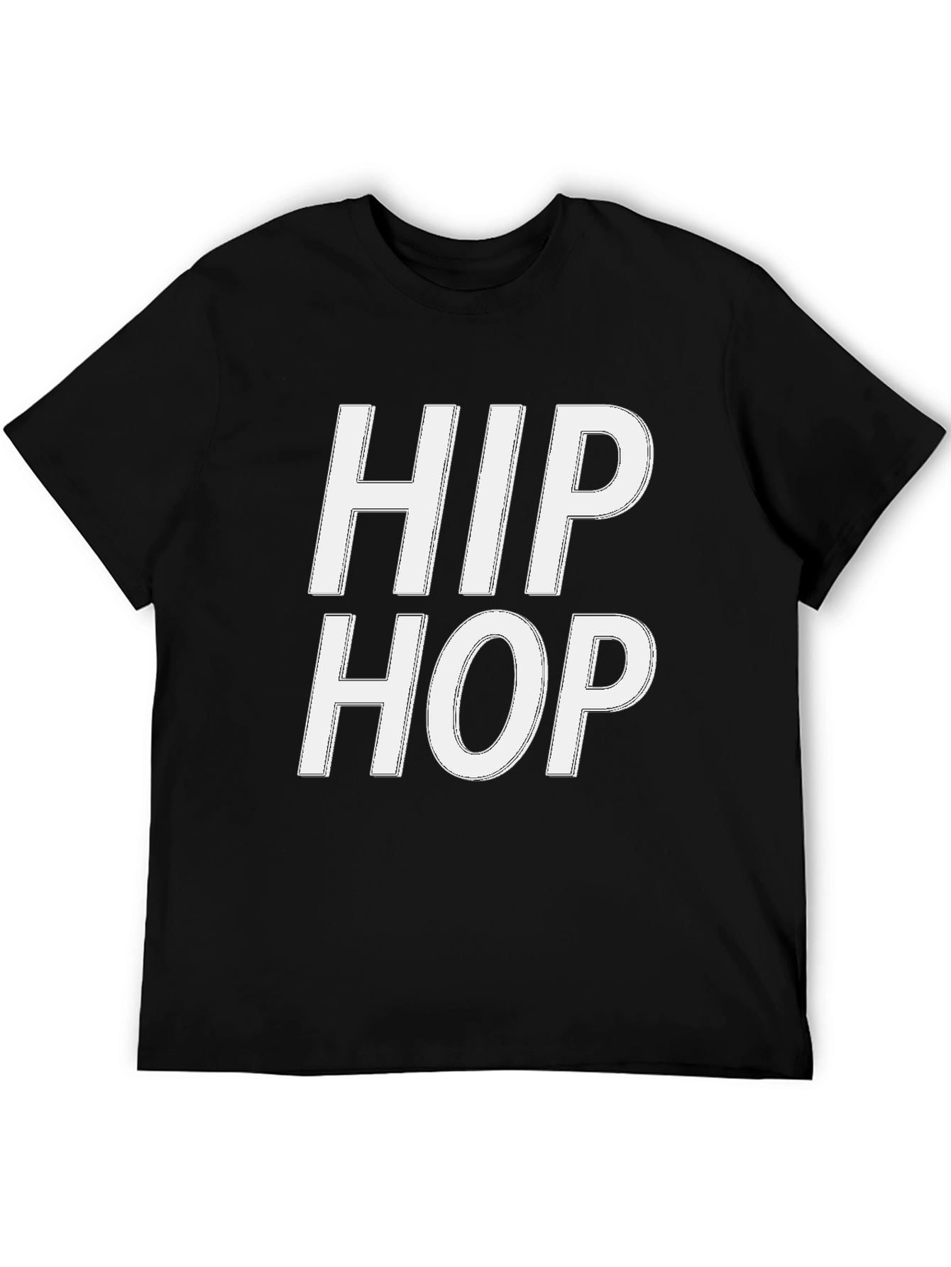 Hip Hop Black T-Shirt - Stylish Urban Apparel
