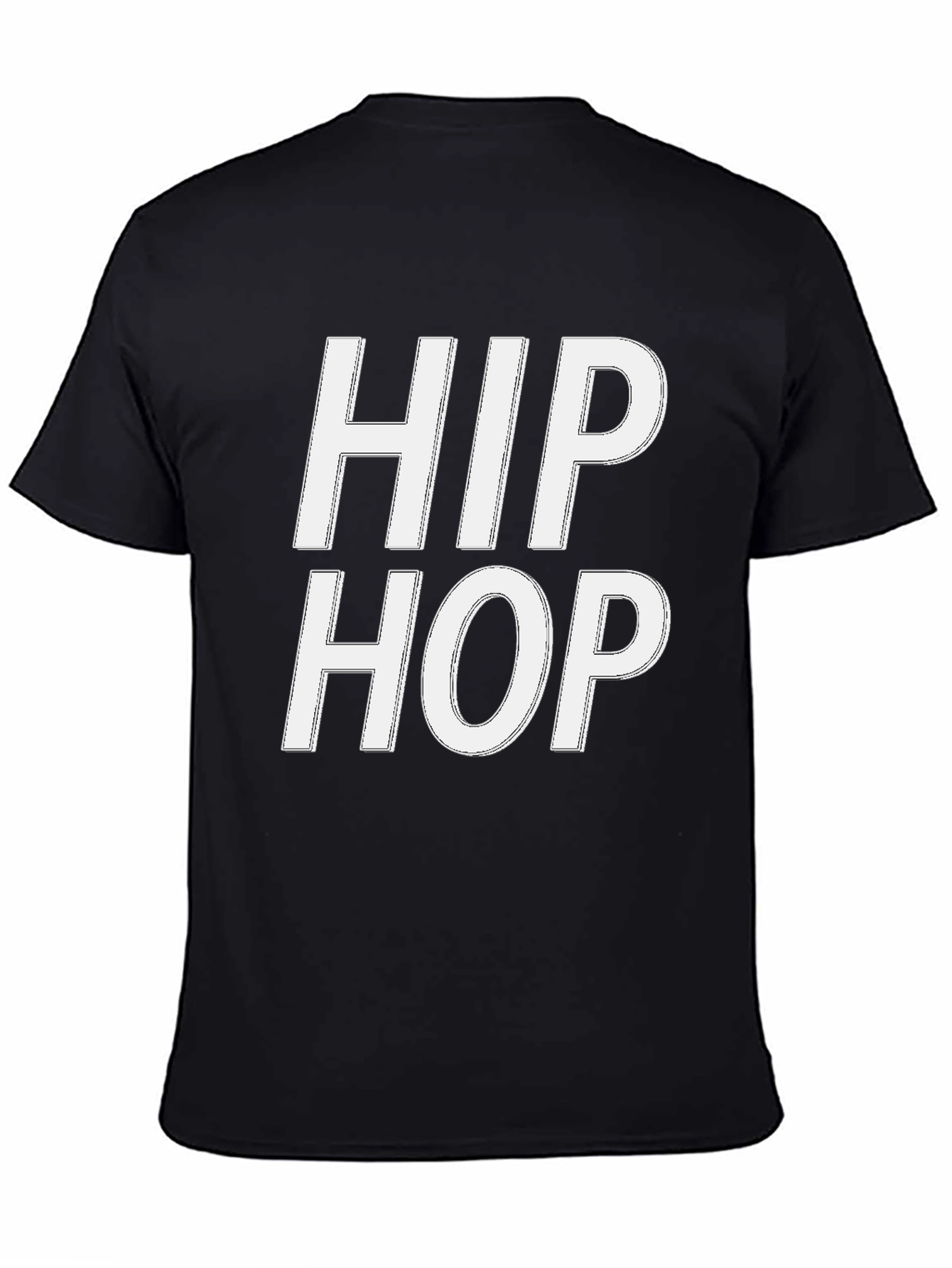 Hip Hop Black T-Shirt - Stylish Urban Apparel