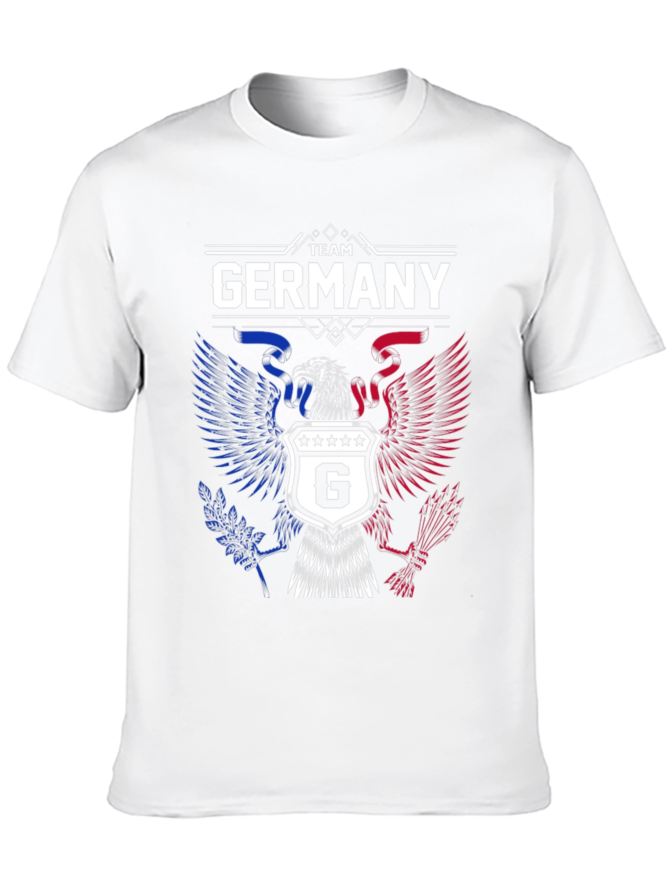 Team Germany Graphic T-Shirt - Patriotic Eagle Design
