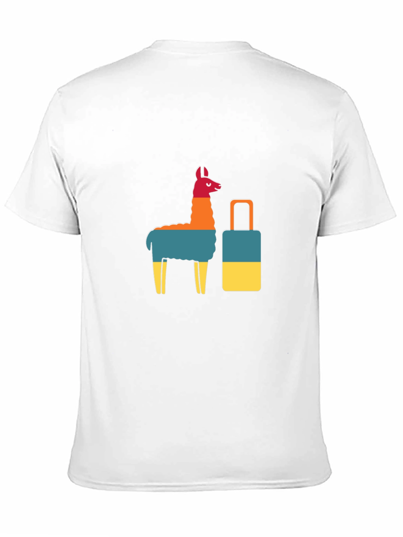 Llama & Suitcase Graphic Tee - Travel Ready!