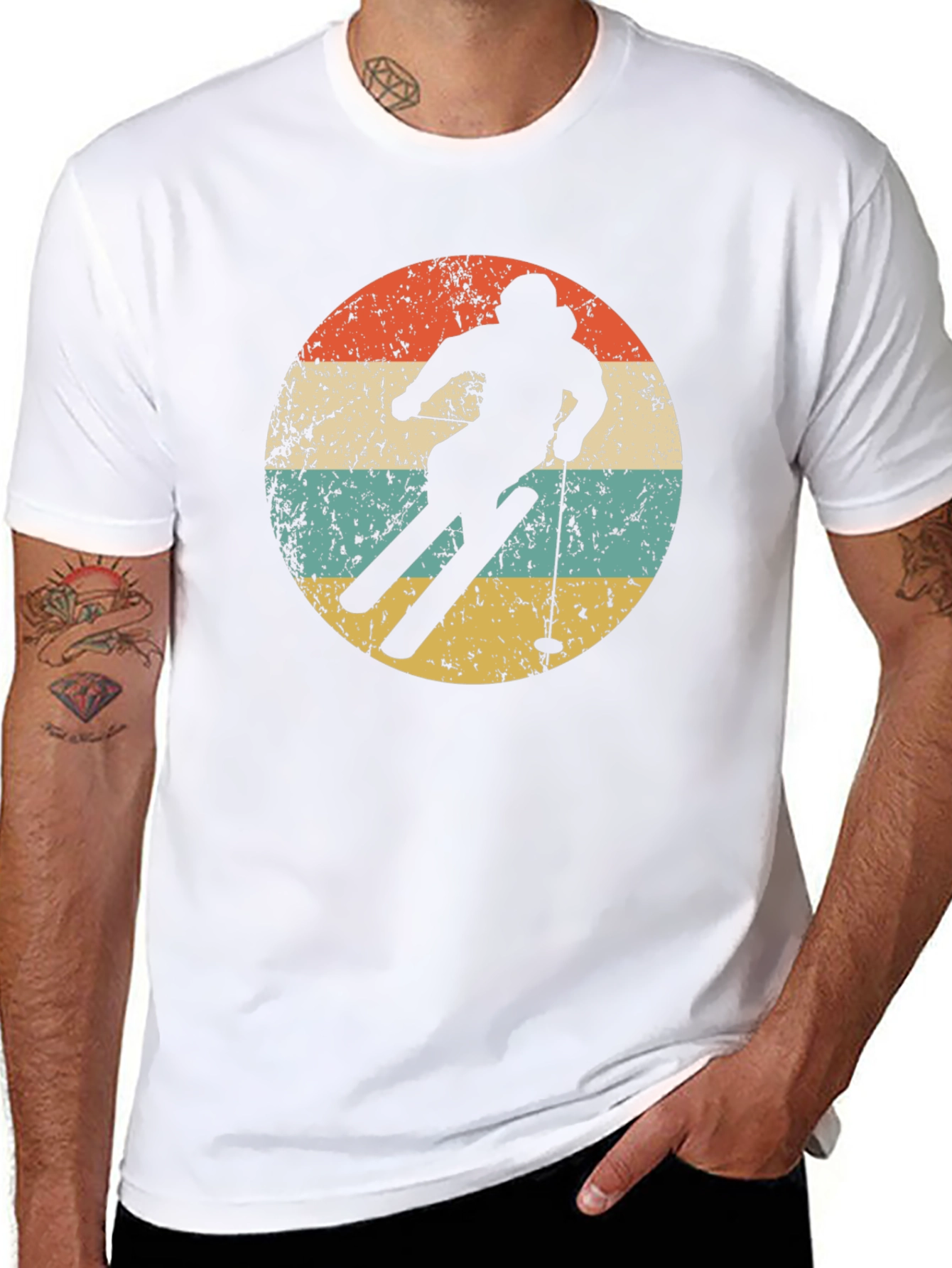 Retro Ski Silhouette T-Shirt