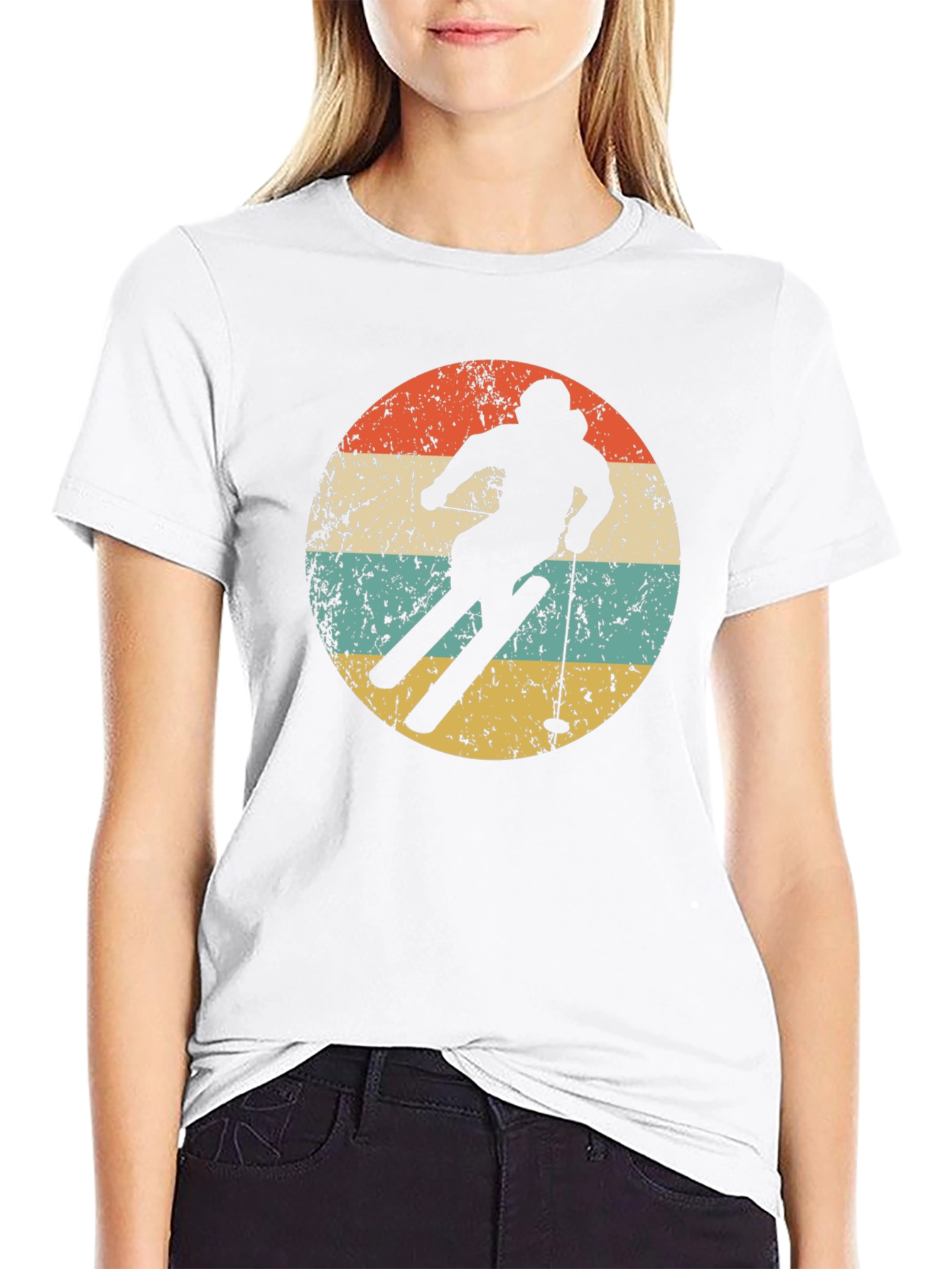 Retro Ski Silhouette T-Shirt