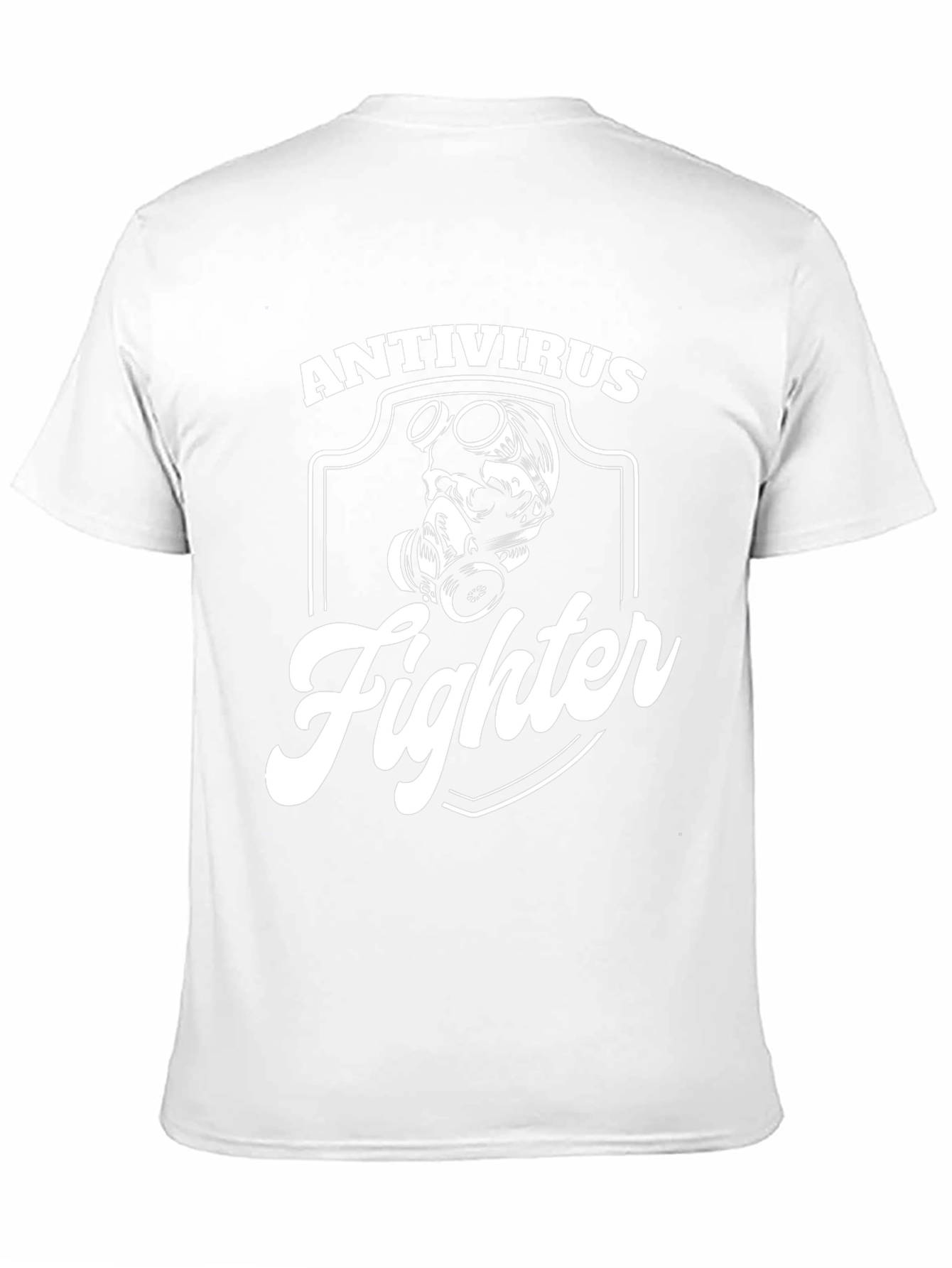 Antivirus Fighter Graphic Tee - Black