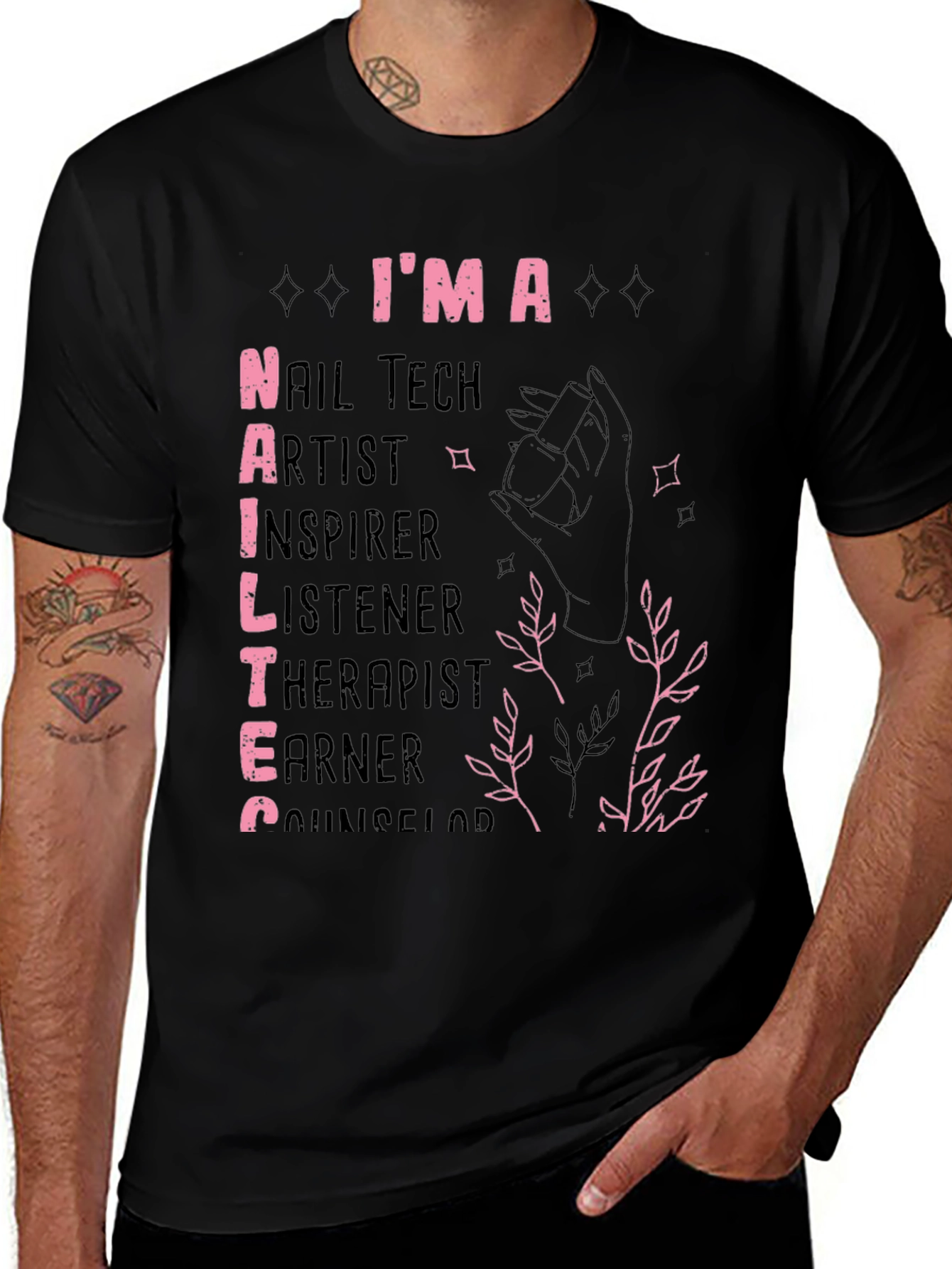 Im A Nail Tech T-Shirt - Black Unisex Tee