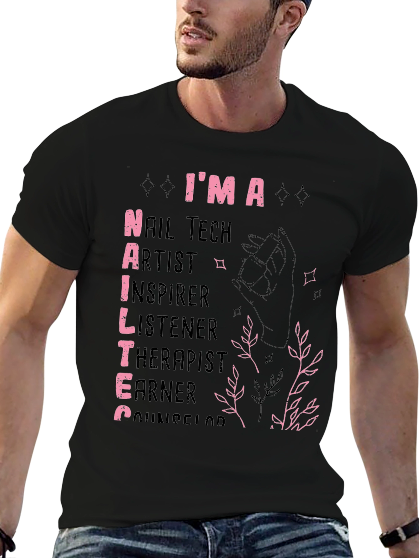 Im A Nail Tech T-Shirt - Black Unisex Tee
