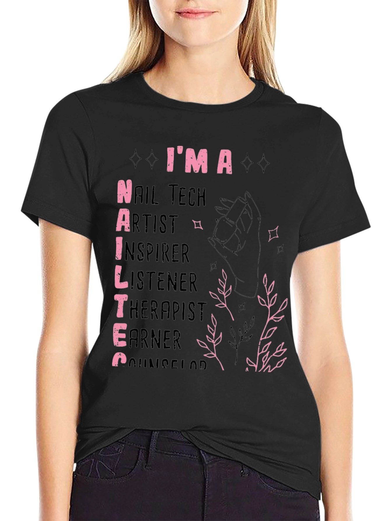 Im A Nail Tech T-Shirt - Black Unisex Tee