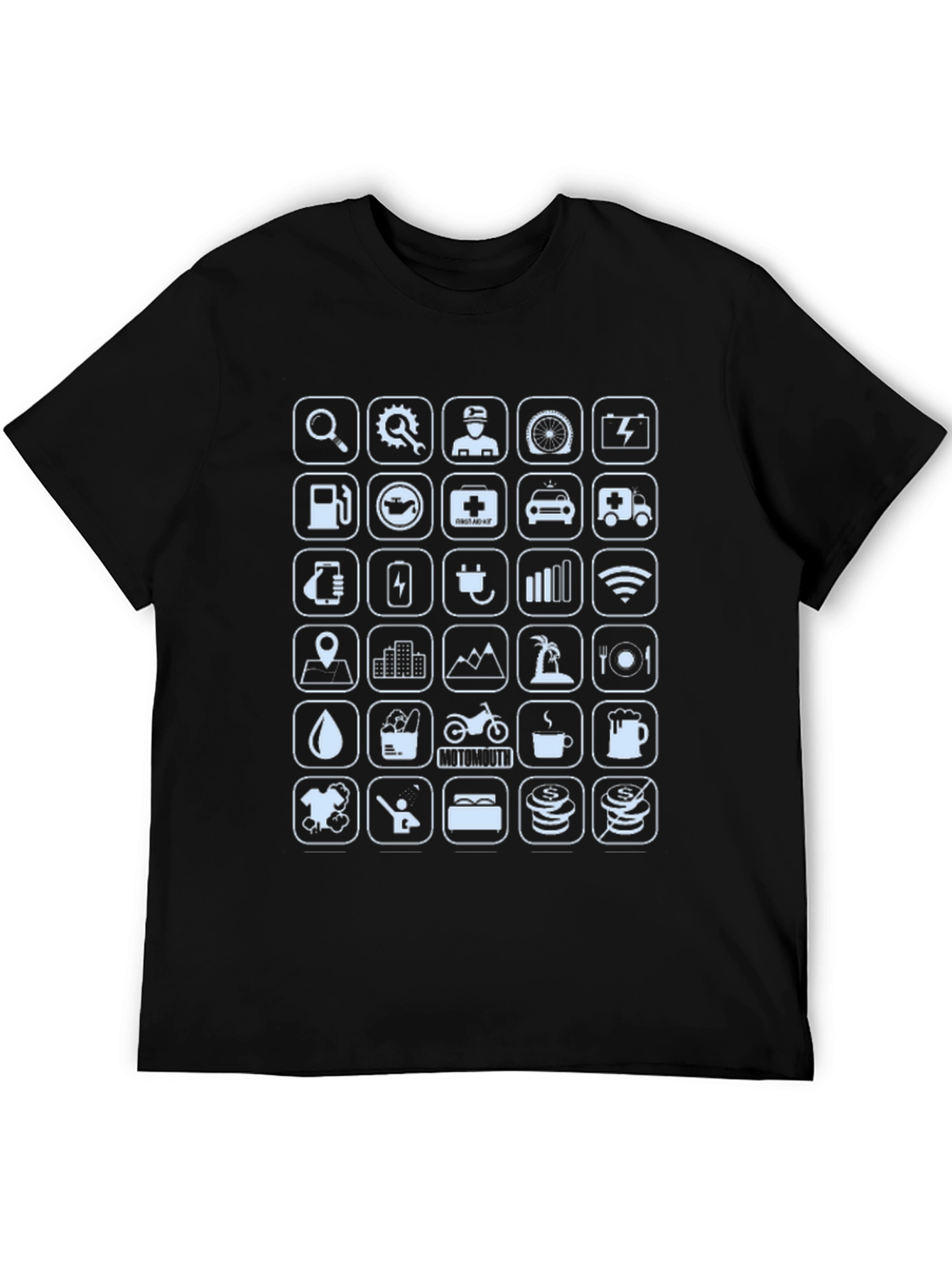 Icon Graphic Print Crew Neck T-Shirt