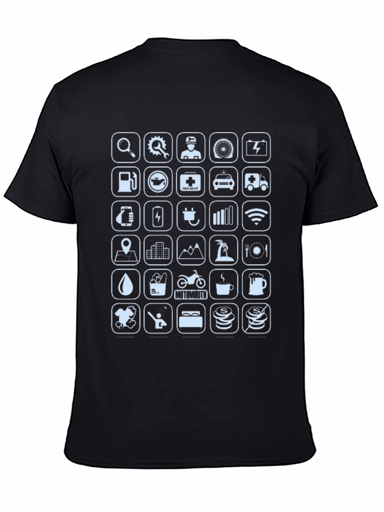 Icon Graphic Print Crew Neck T-Shirt