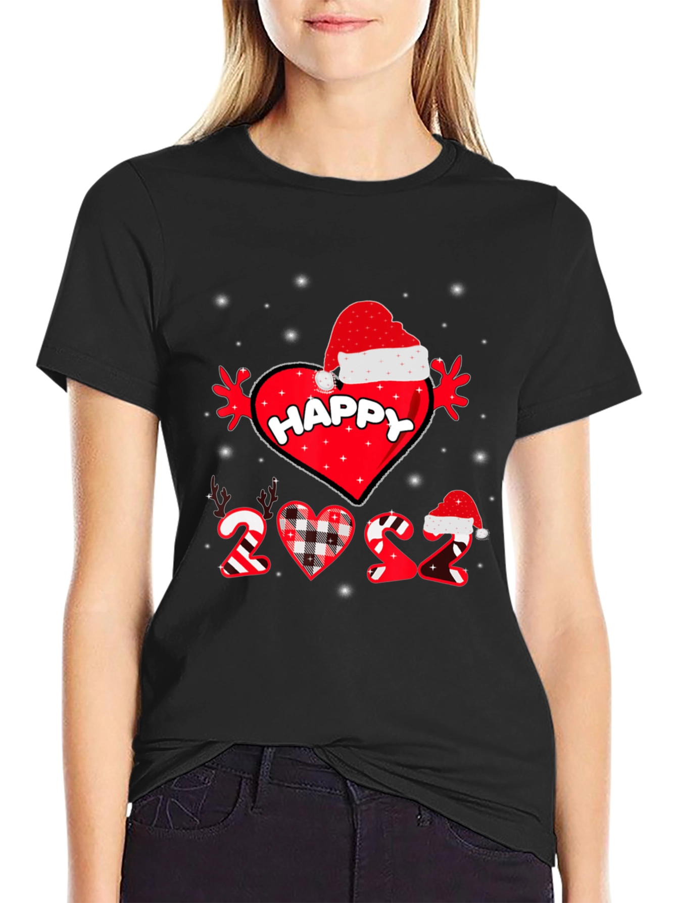 Happy 2022 Christmas Heart T-Shirt