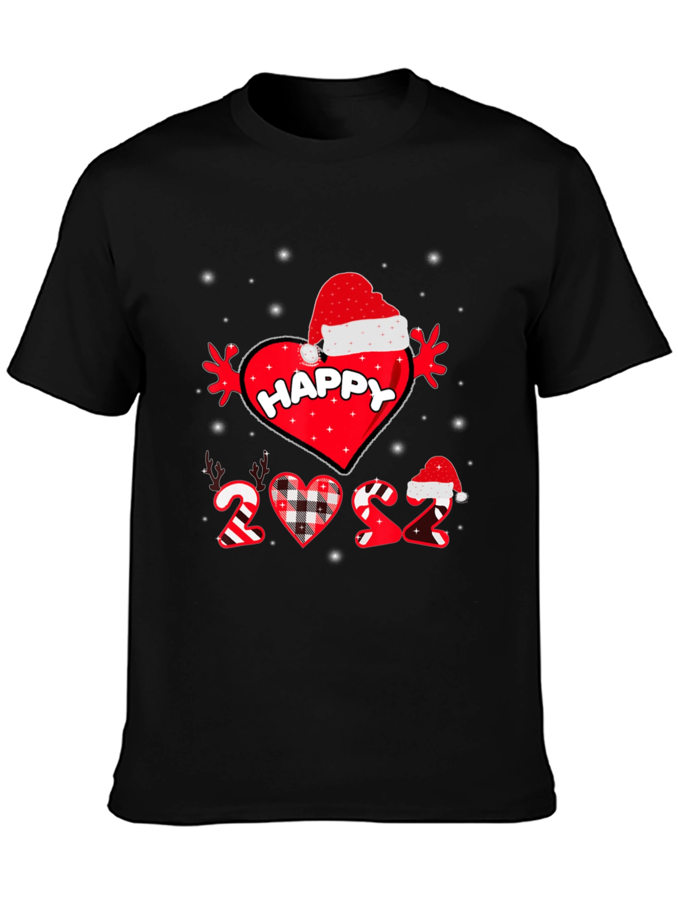 Happy 2022 Christmas Heart T-Shirt