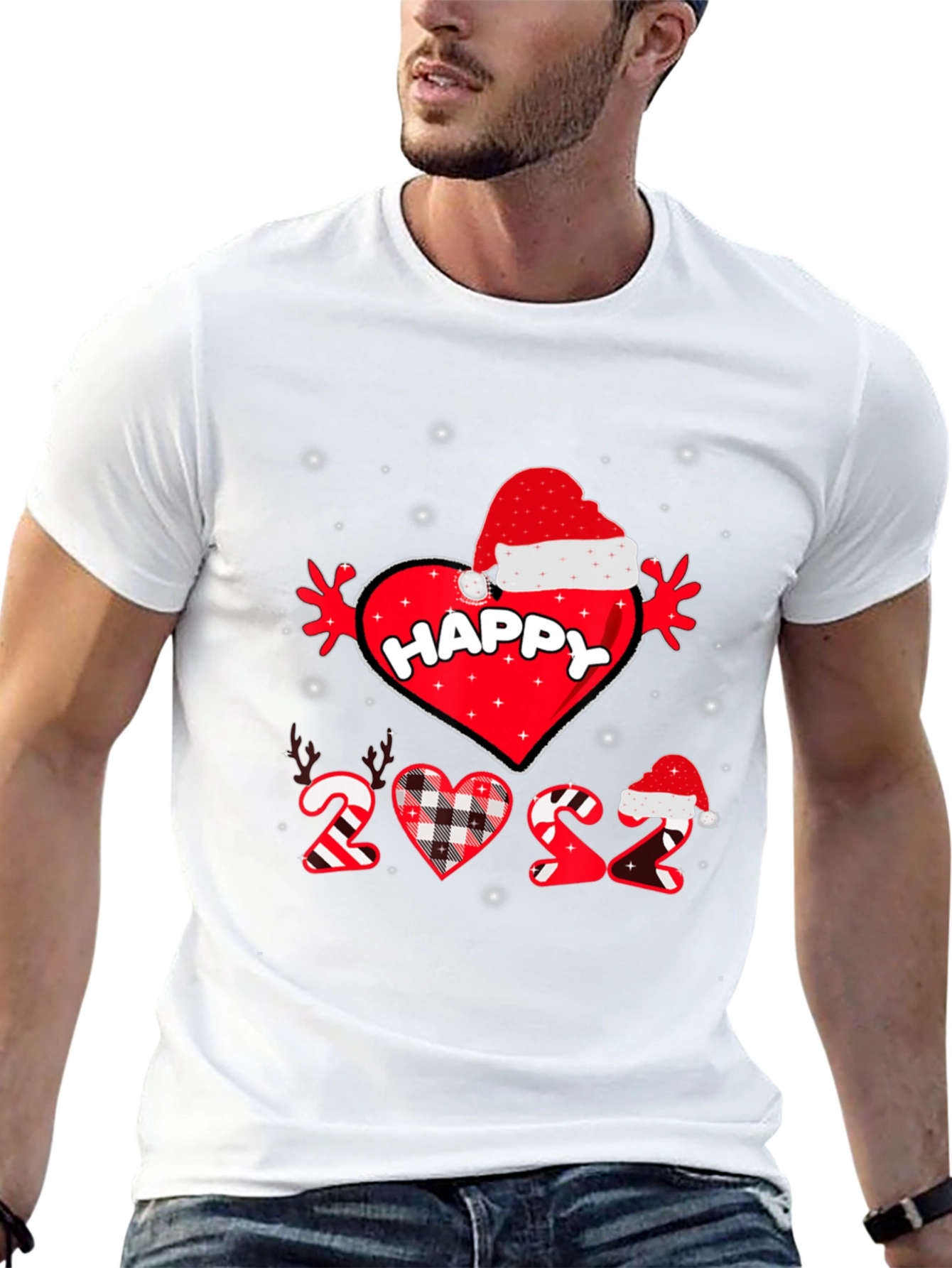 Happy 2022 Christmas Heart T-Shirt