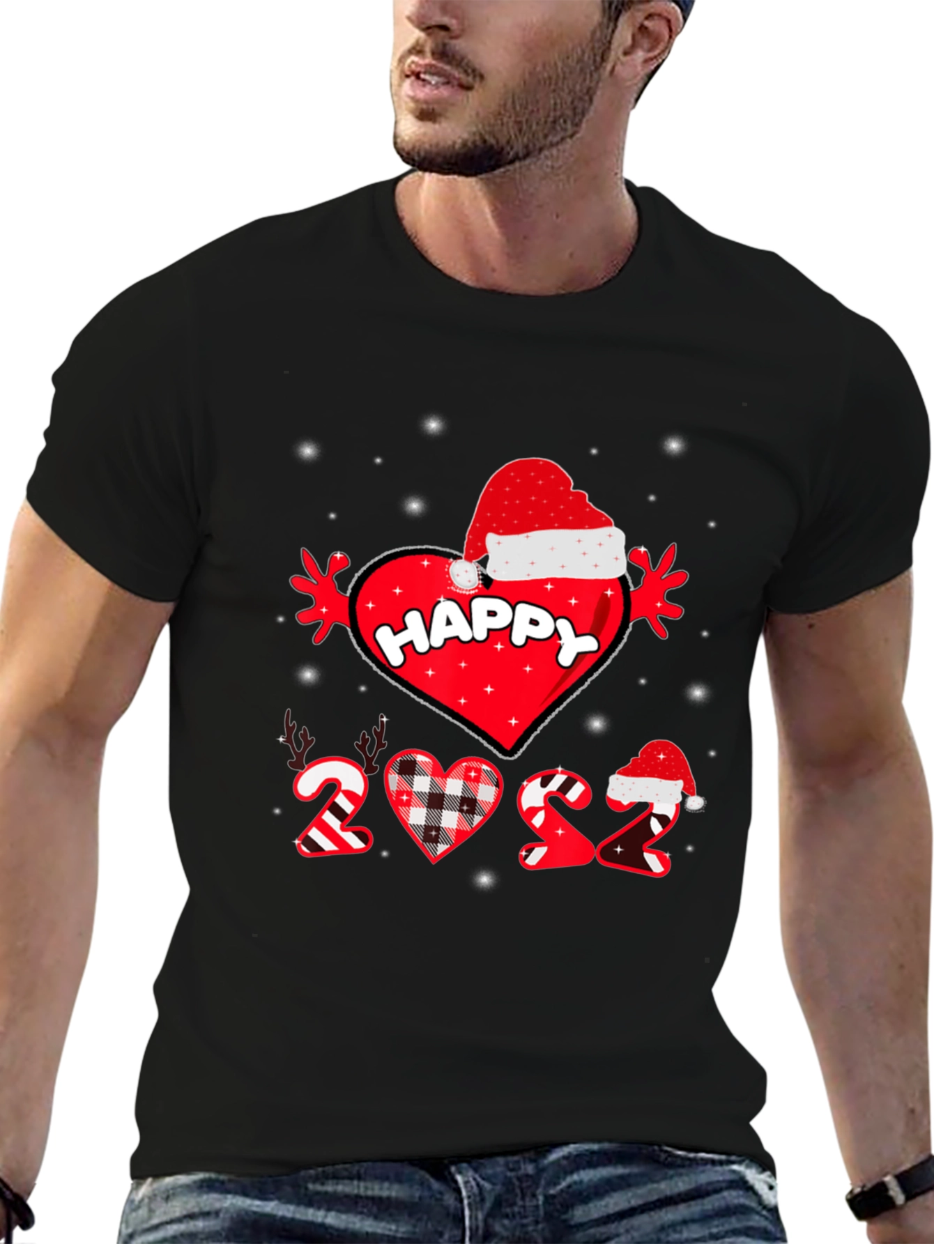 Happy 2022 Christmas Heart T-Shirt