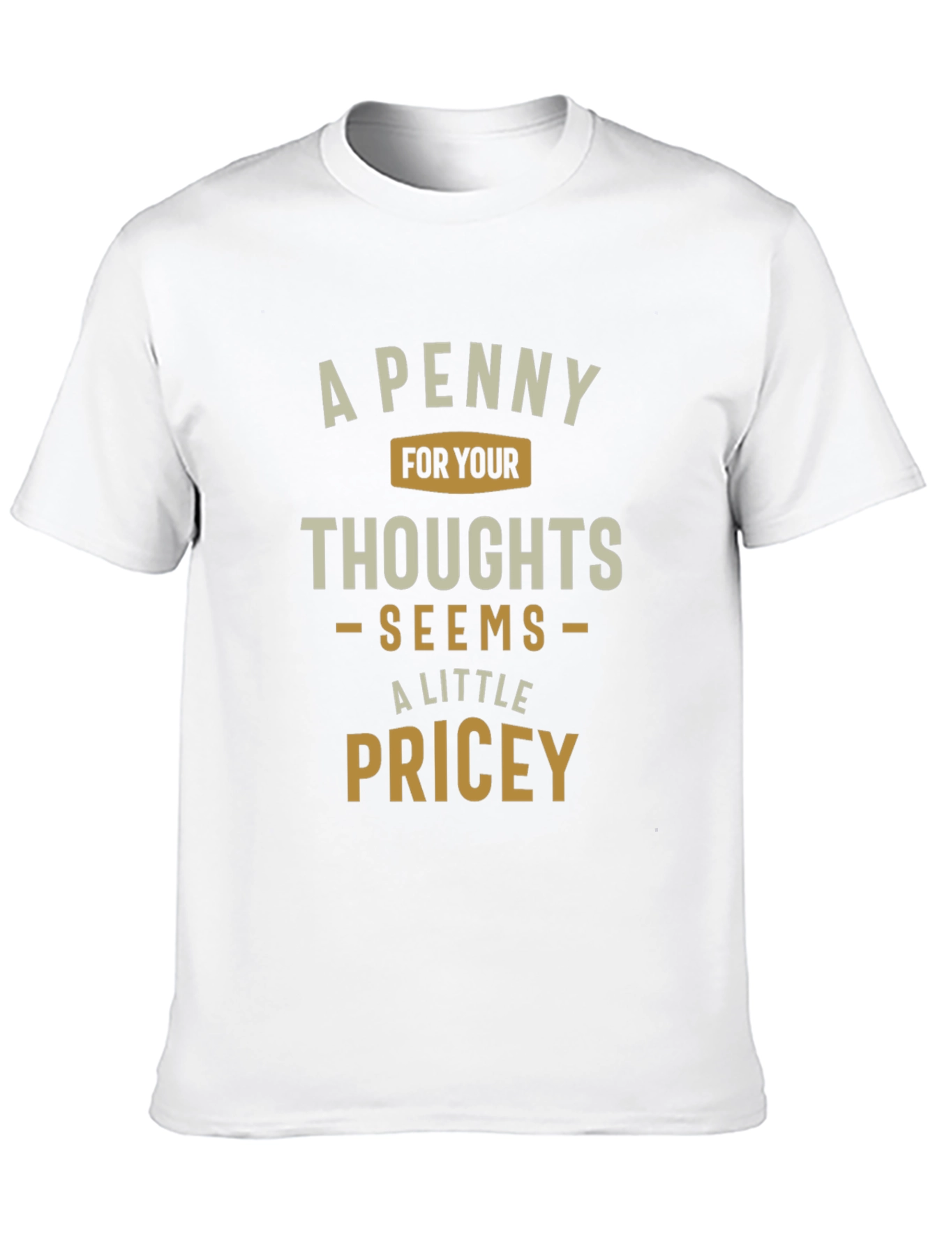 A Penny For Your Thoughts Mens Graphic T-Shirt