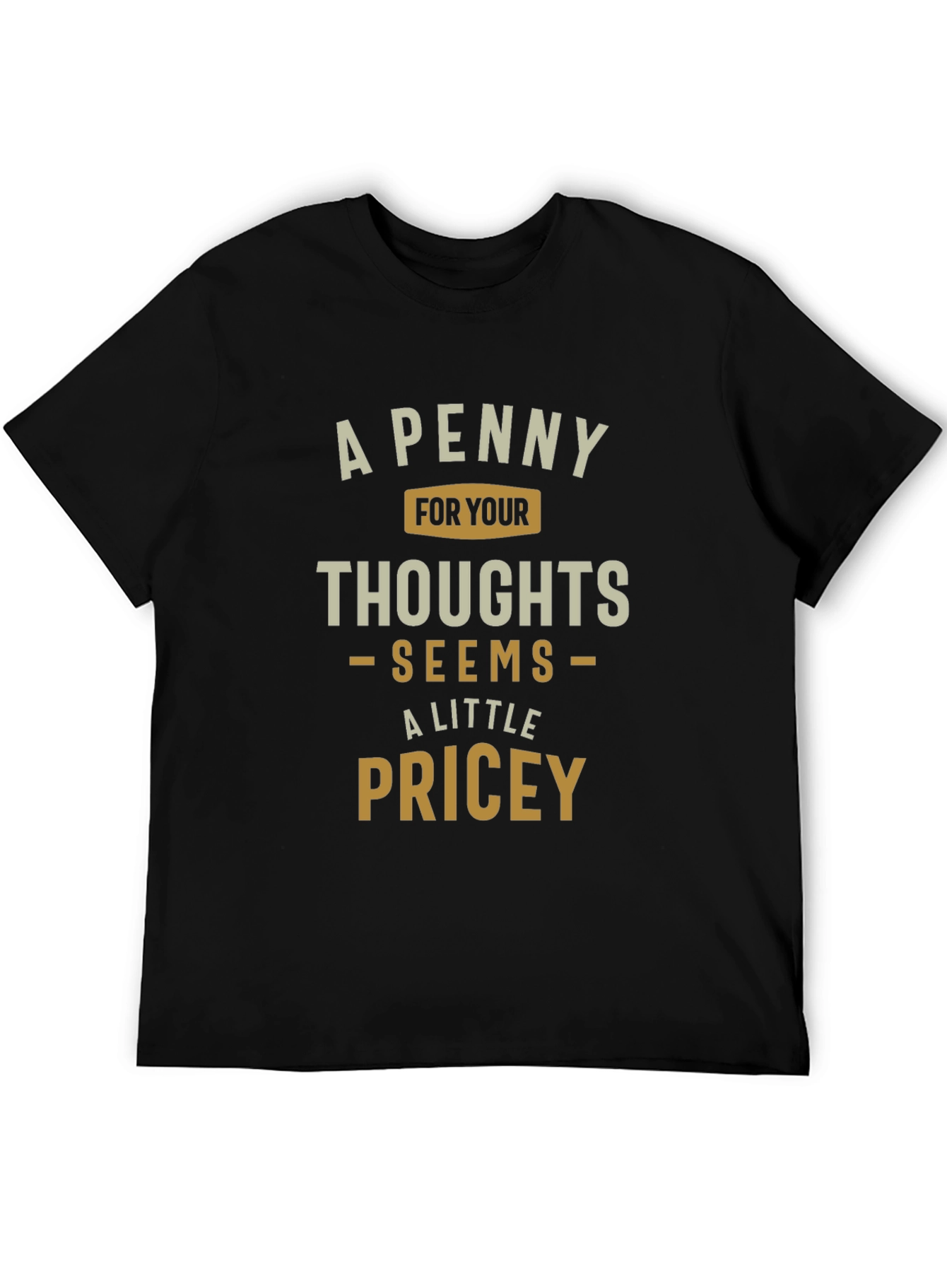 A Penny For Your Thoughts Mens Graphic T-Shirt