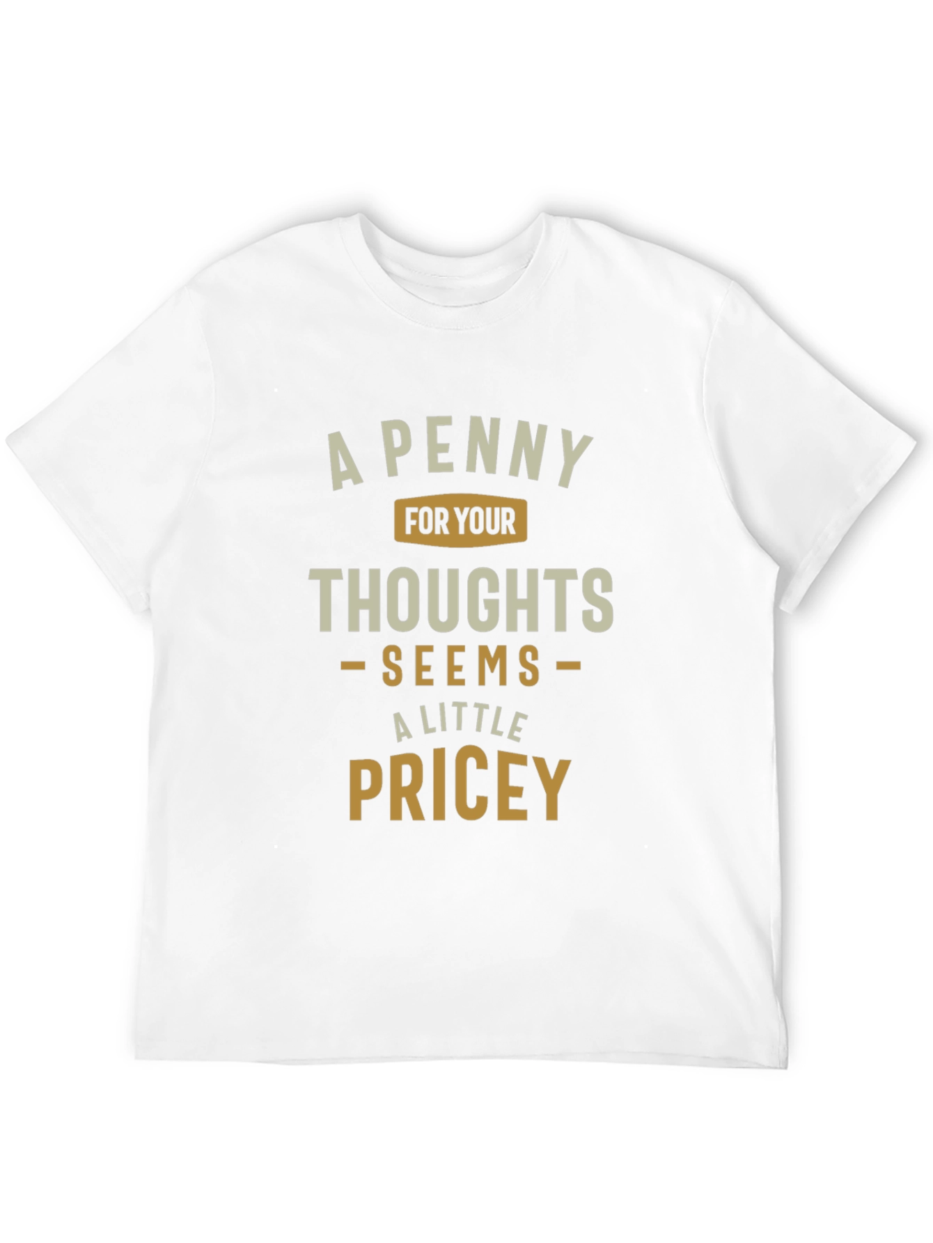 A Penny For Your Thoughts Mens Graphic T-Shirt