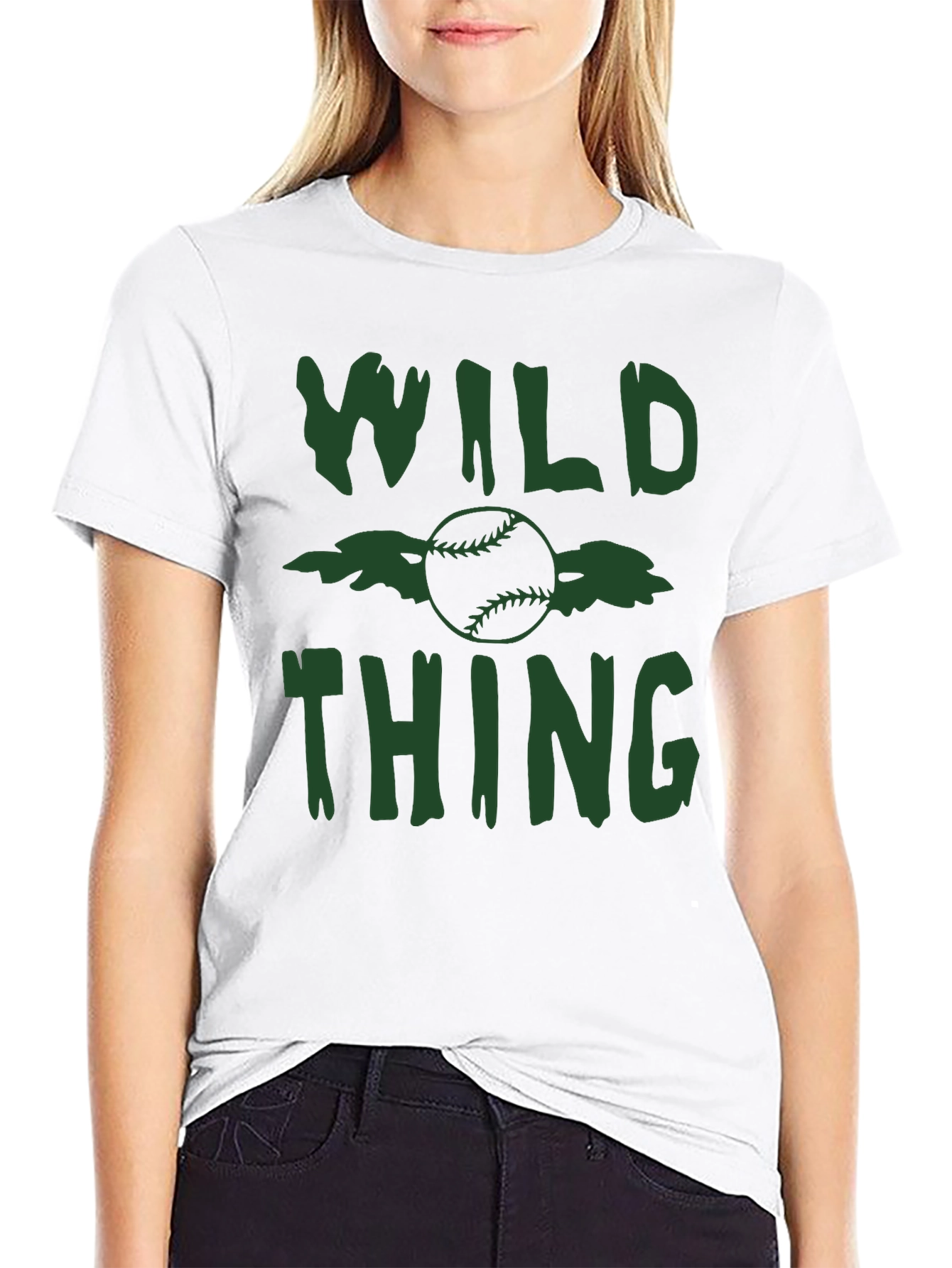 Wild Thing Baseball Graphic T-Shirt