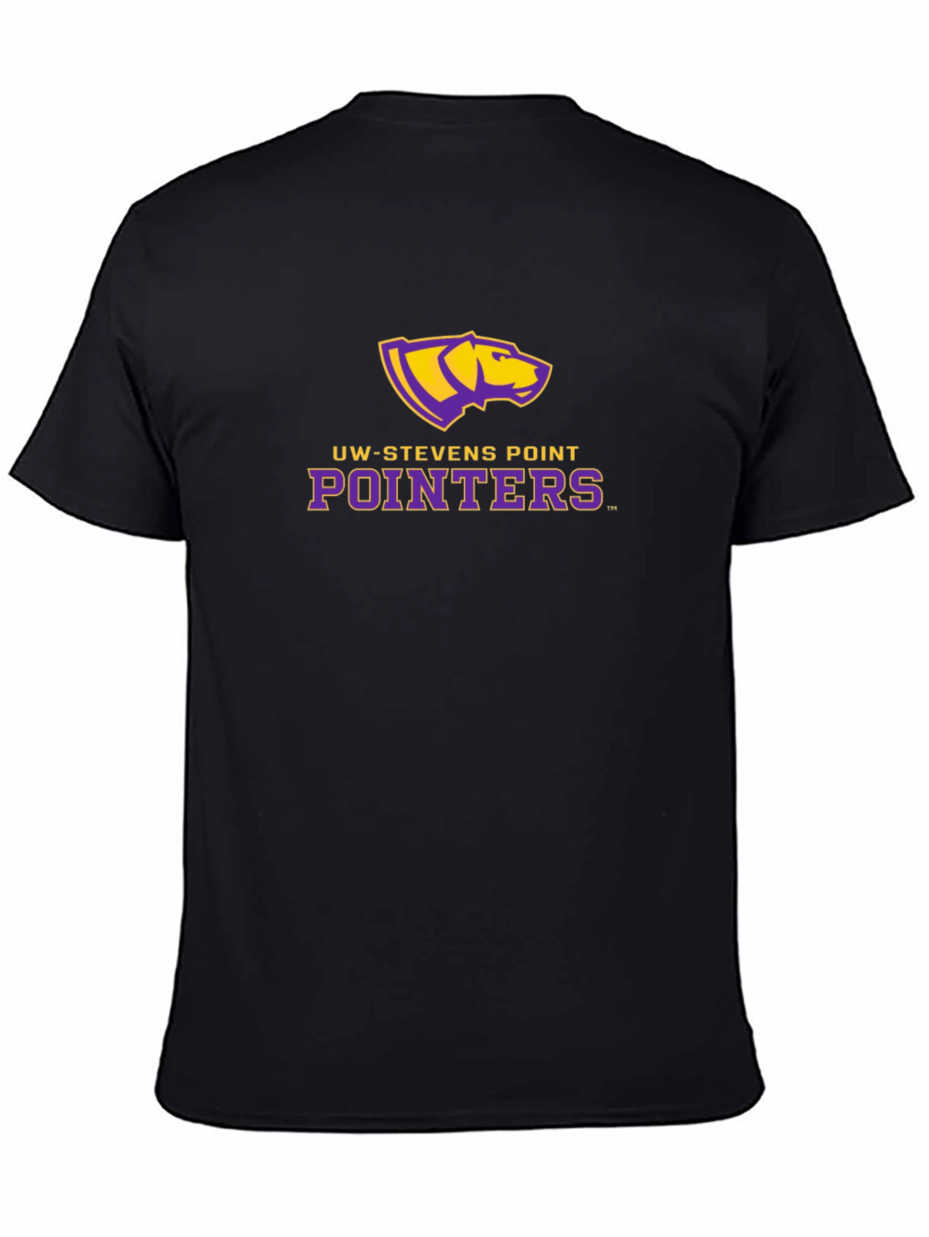 UW-Stevens Point Pointers Black T-Shirt