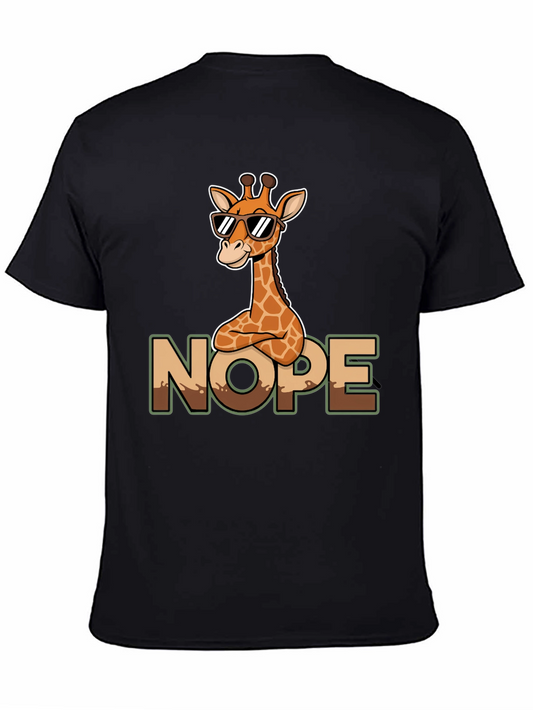Cool Giraffe Nope T-Shirt - Funny Graphic Tee