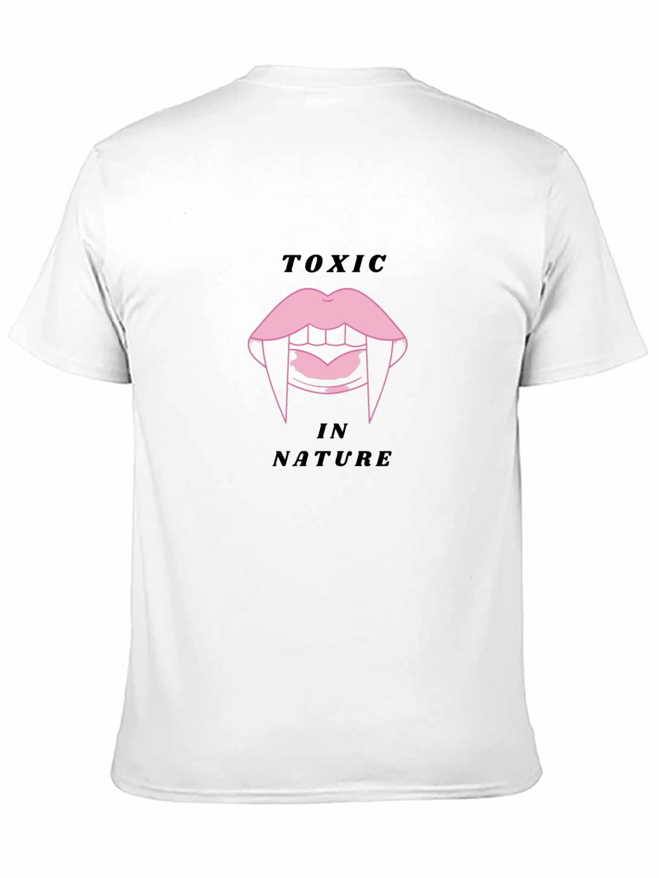 Toxic In Nature Graphic Black T-Shirt