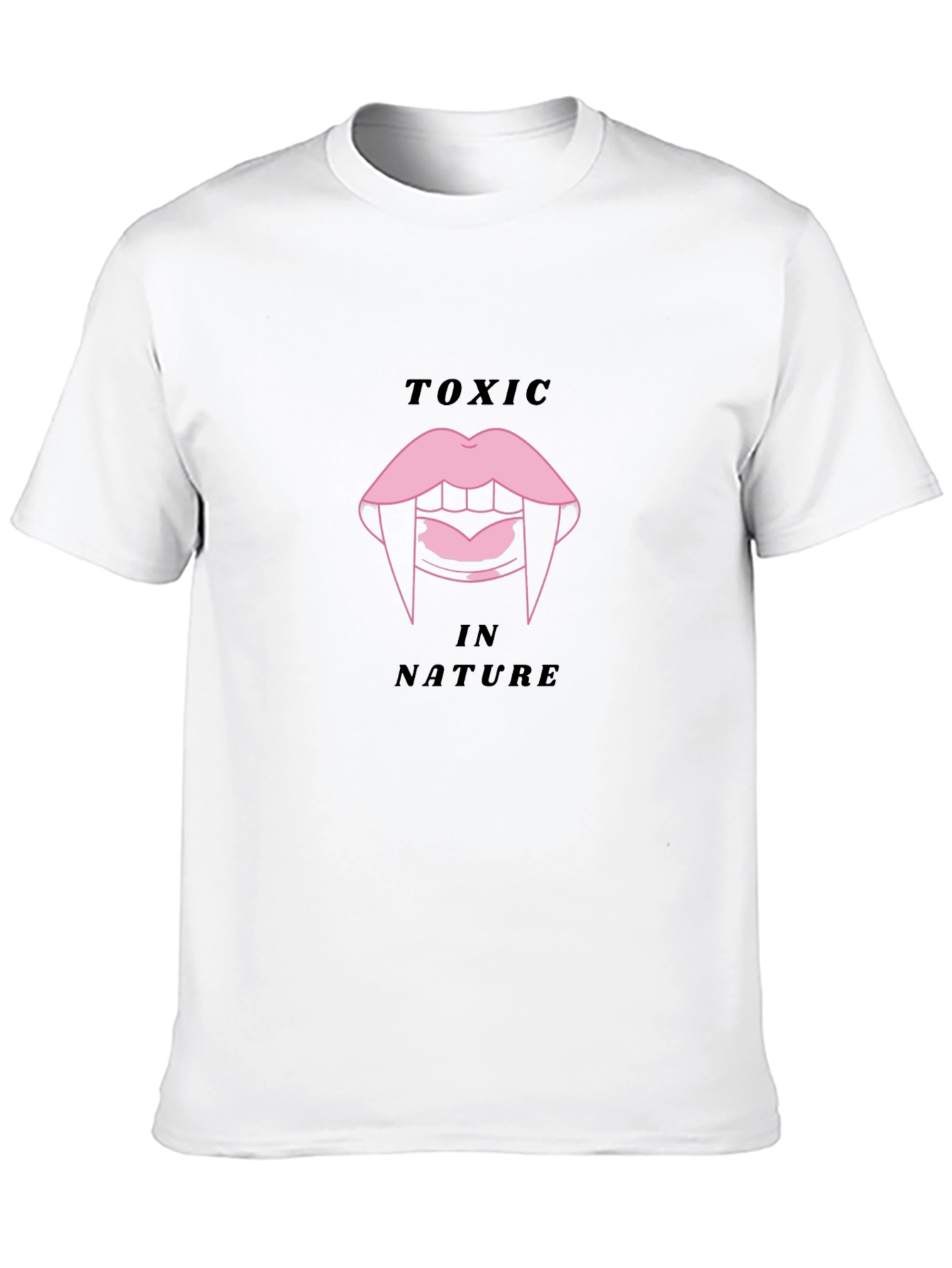 Toxic In Nature Graphic Black T-Shirt