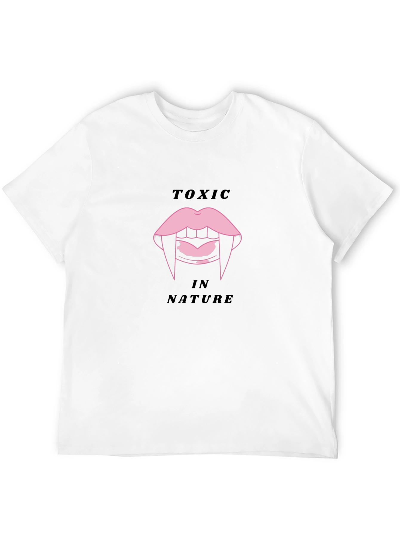 Toxic In Nature Graphic Black T-Shirt