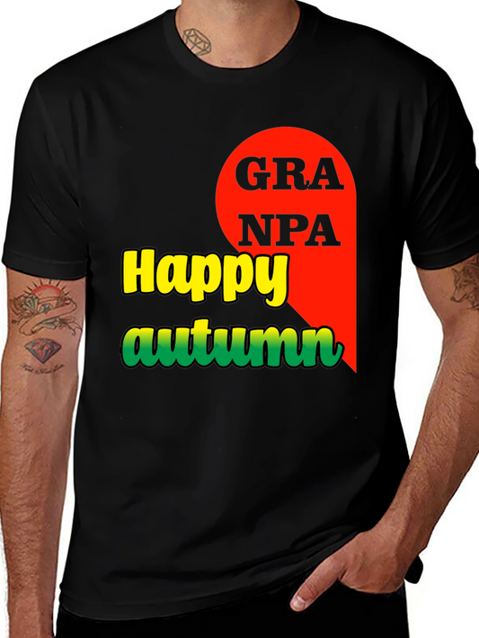 Happy Autumn Grandpa T-Shirt