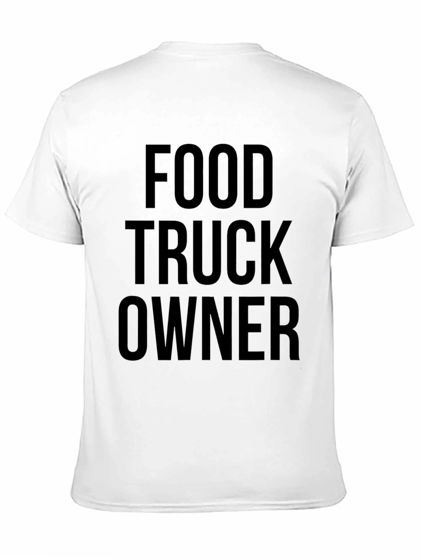 Food Truck Owner Graphic Tee - Black