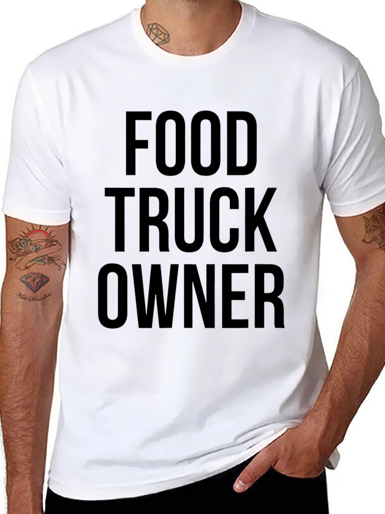 Food Truck Owner Graphic Tee - Black