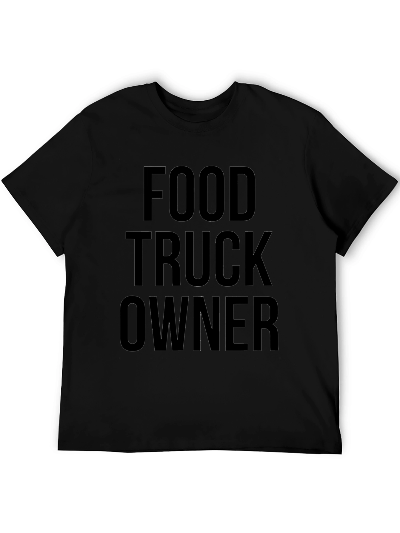 Food Truck Owner Graphic Tee - Black