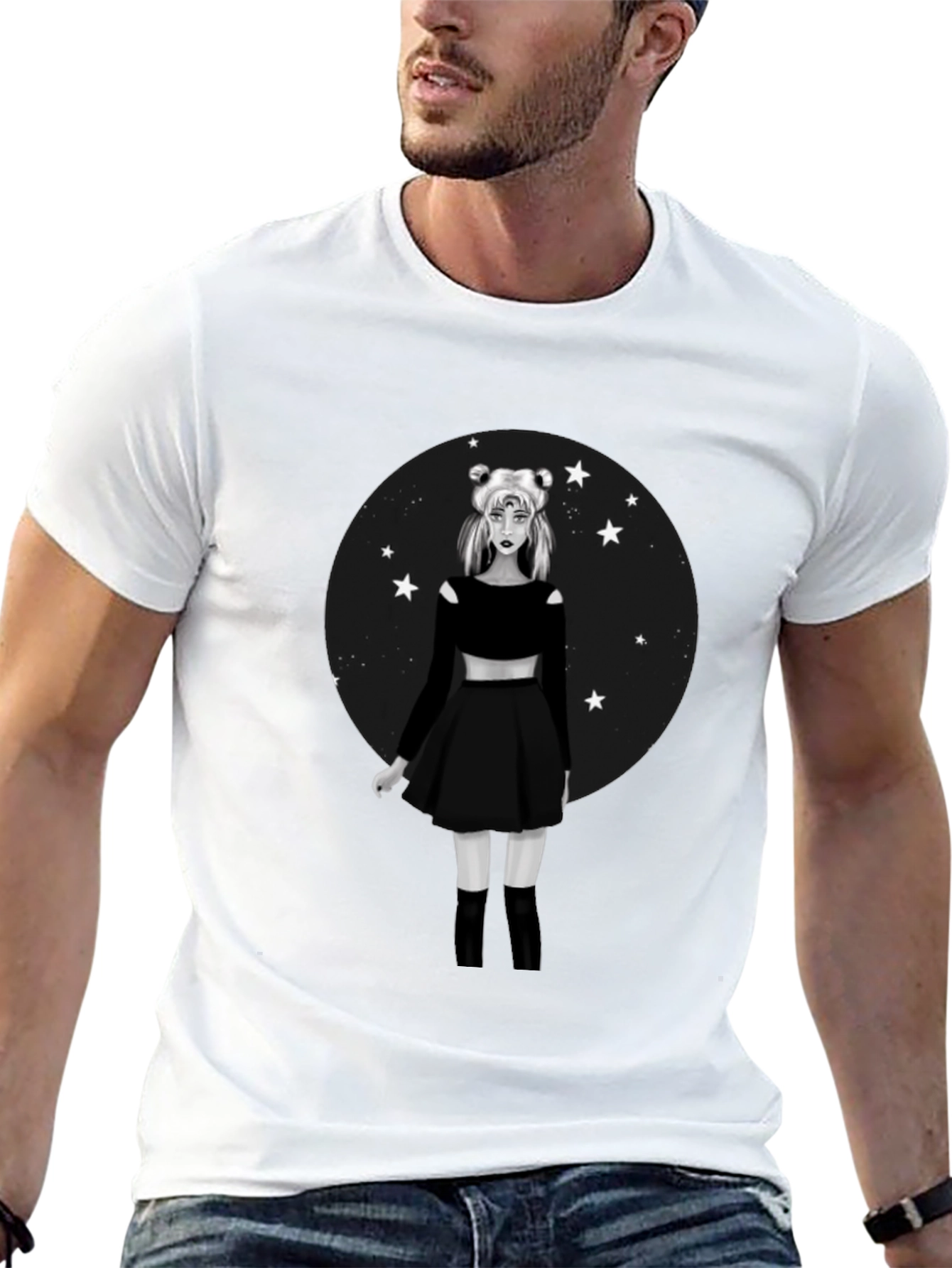 Sailor Moon Black T-Shirt