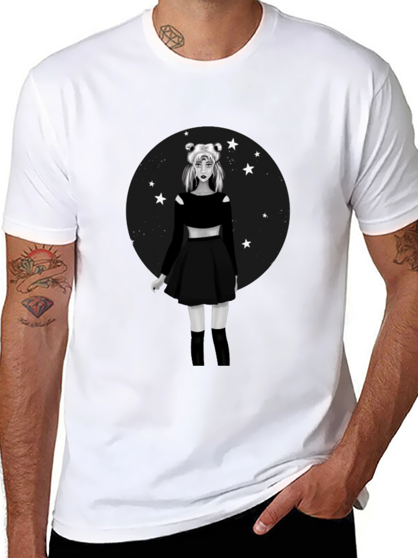 Sailor Moon Black T-Shirt