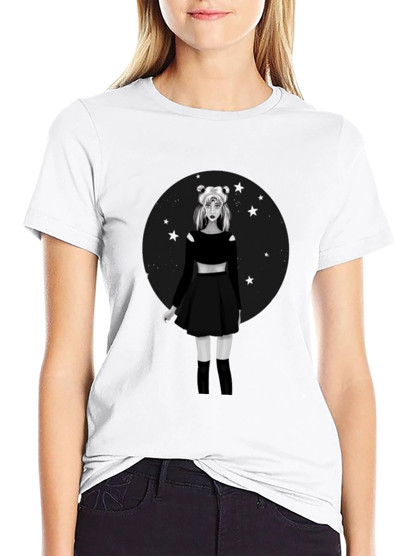 Sailor Moon Black T-Shirt