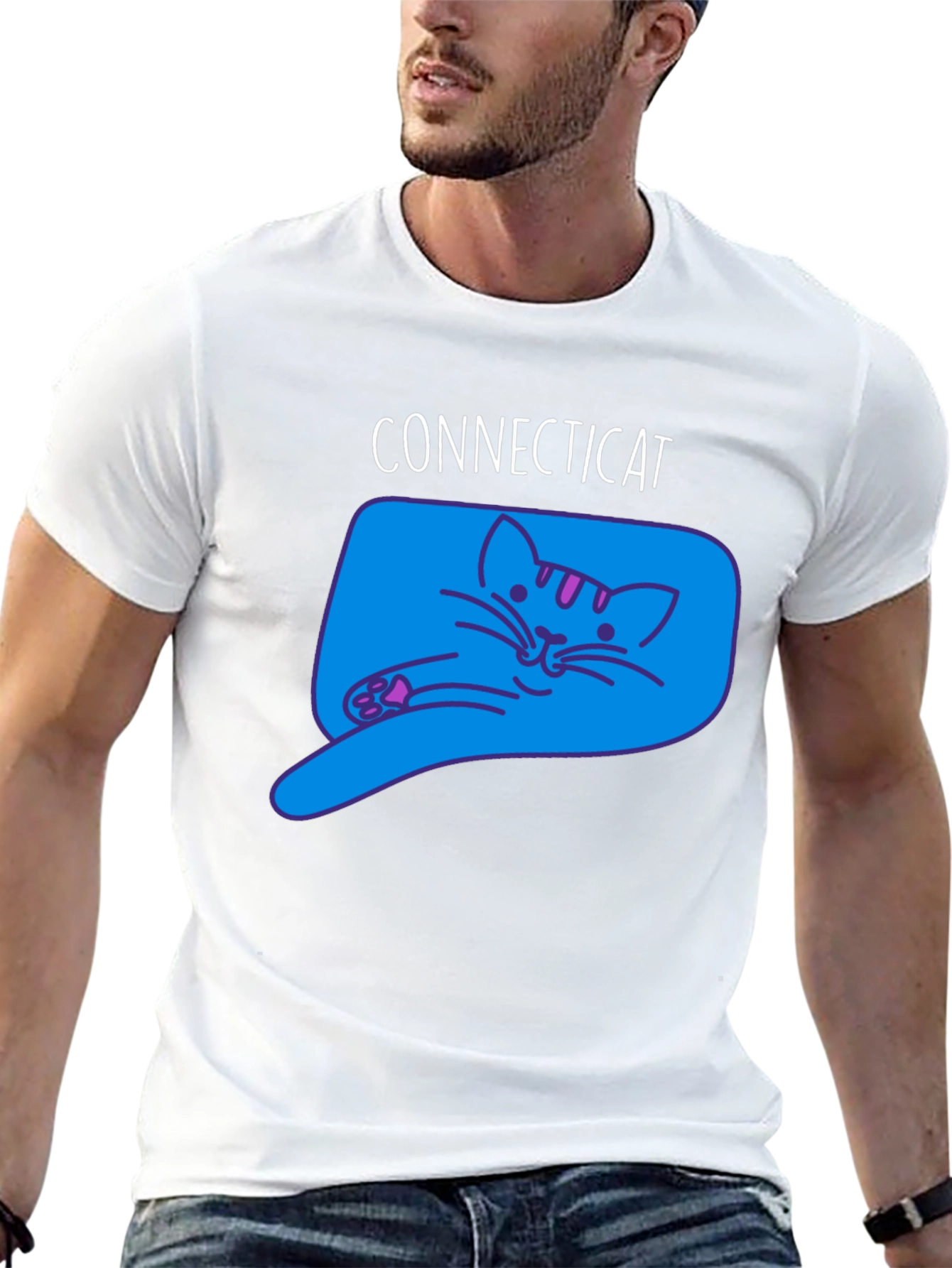 Connecticat T-Shirt - Novelty Cat Lover Tee