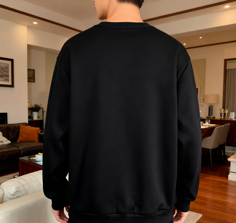 Bold Gym-Inspired Dumbbell Print Sweatshirt
