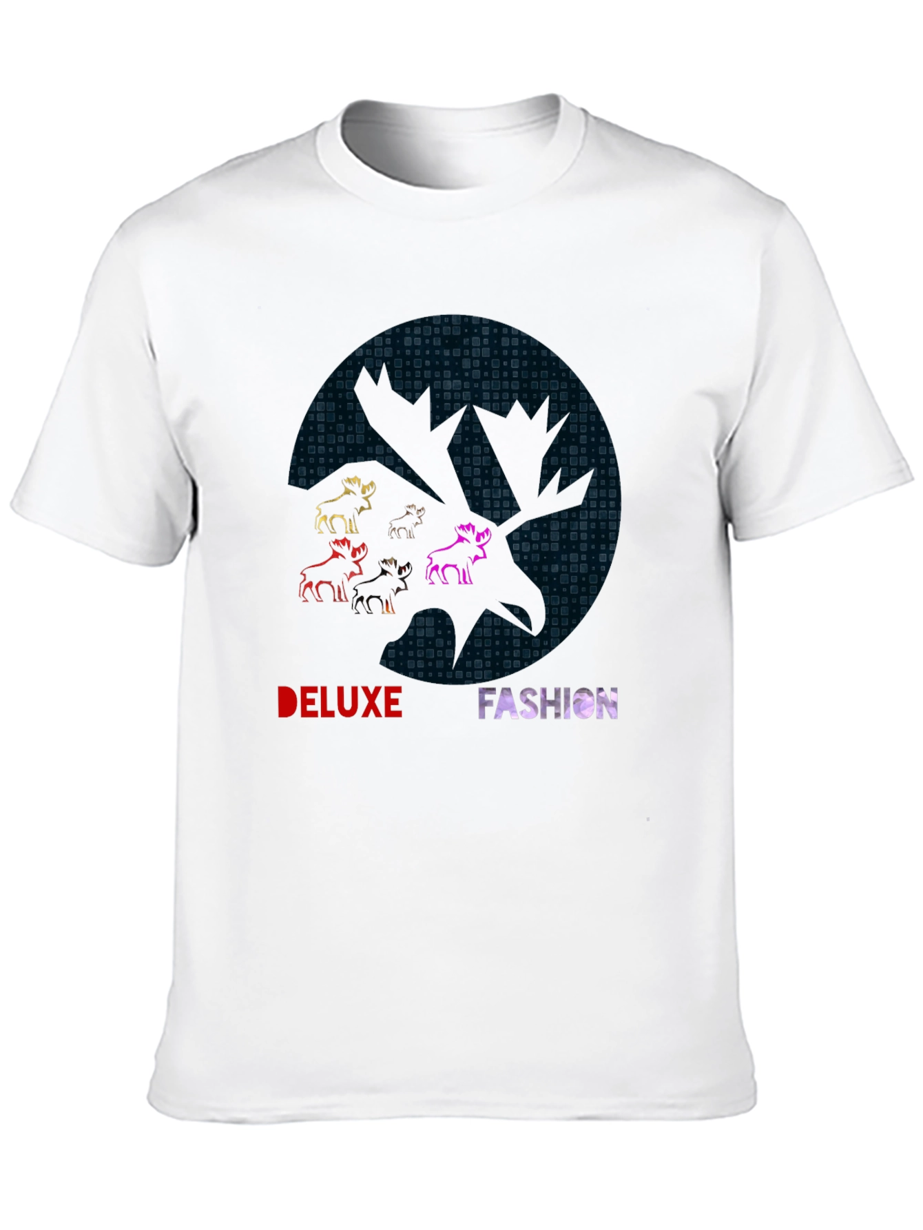 Deluxe Fashion Graphic Print Black T-Shirt