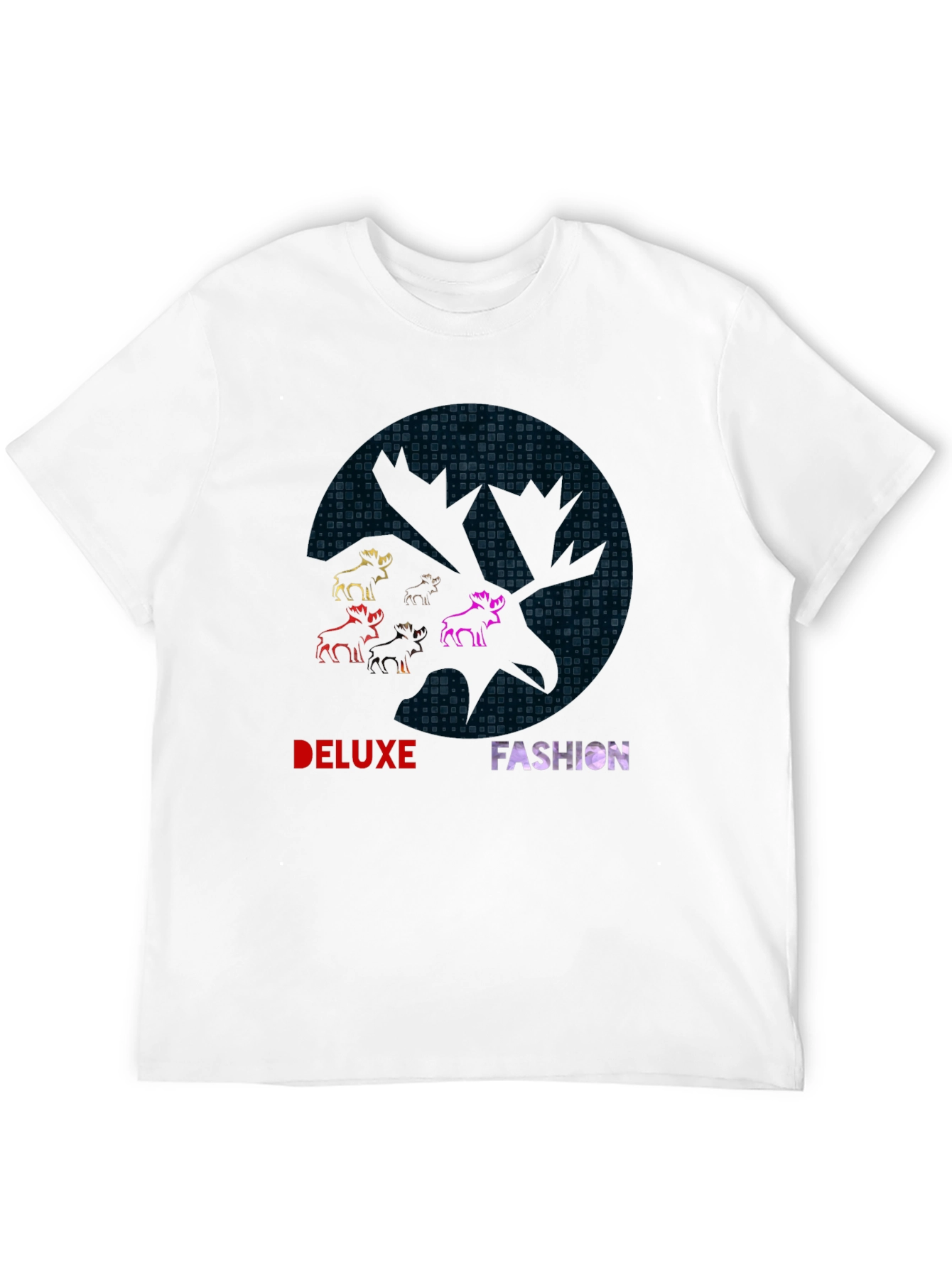 Deluxe Fashion Graphic Print Black T-Shirt