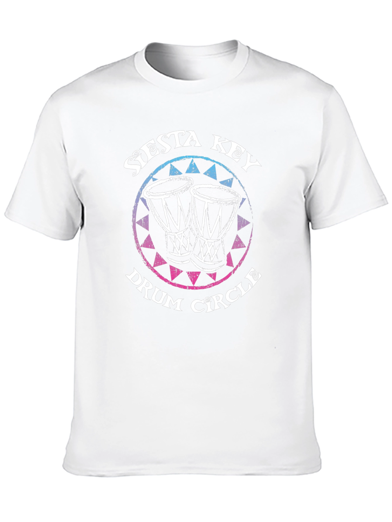 Siesta Key Drum Circle T-Shirt - Black