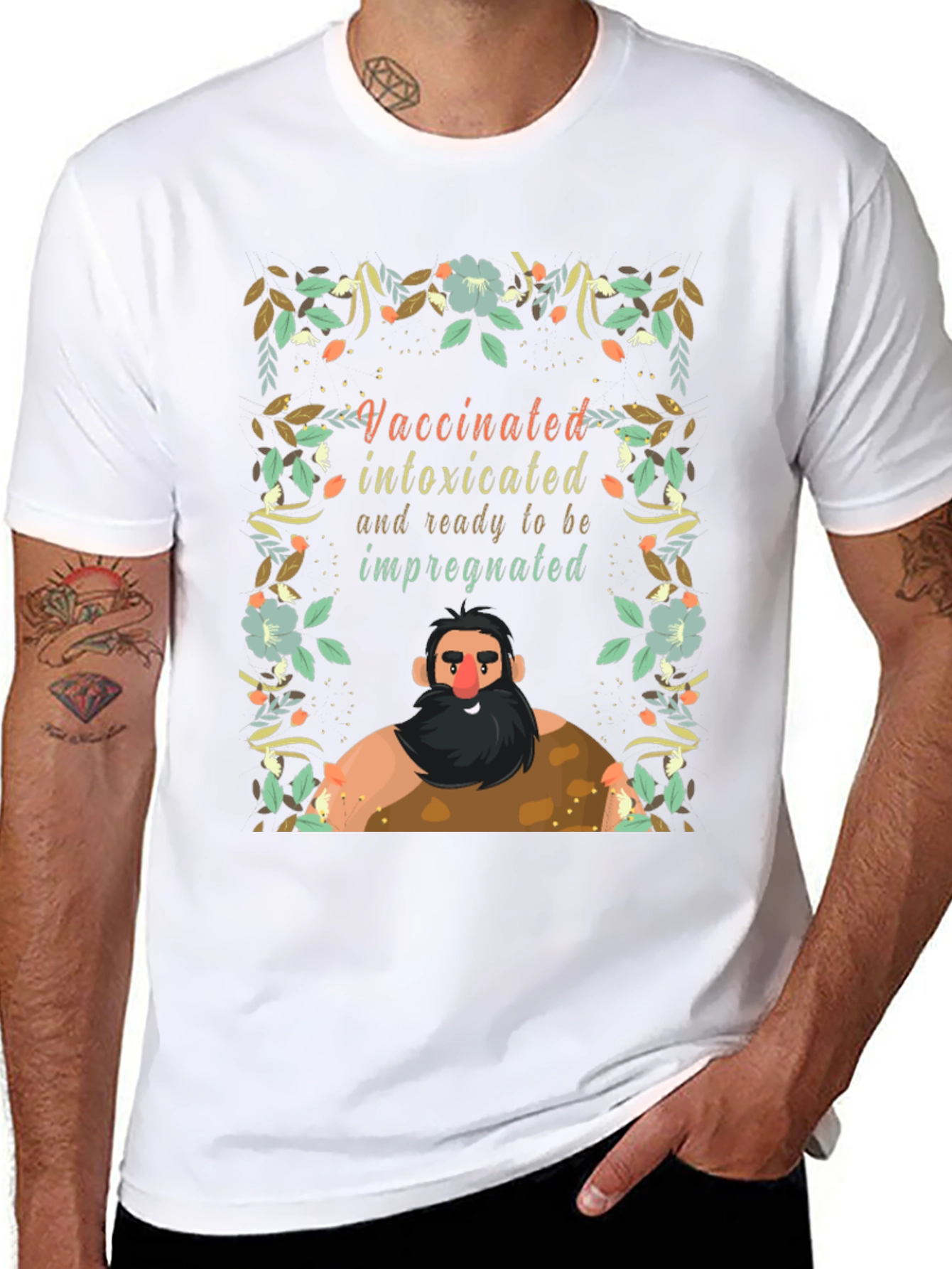 Vaccinated Intoxicated Ready T-Shirt
