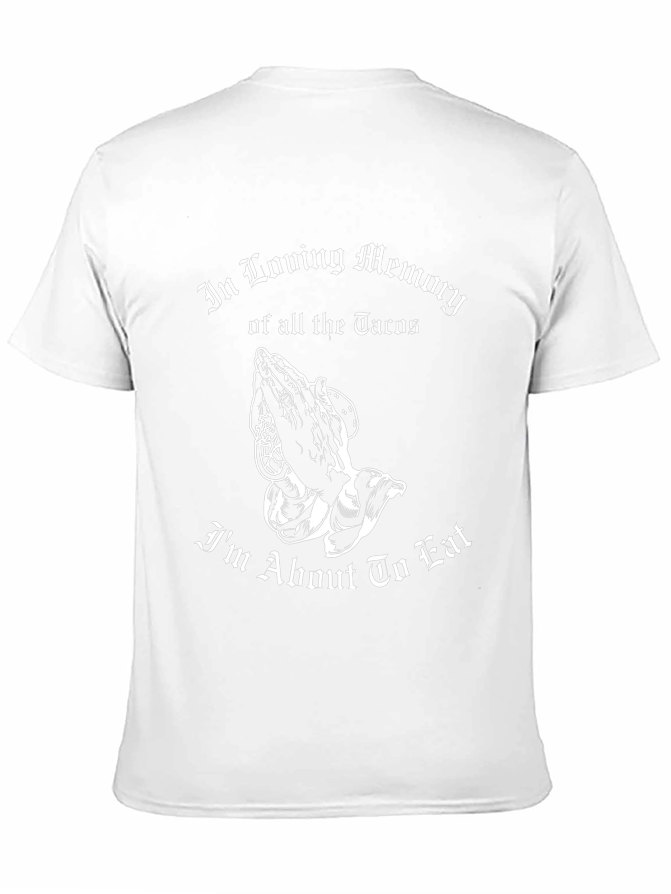 In Loving Memory of Tacos Funny Graphic T-Shirt