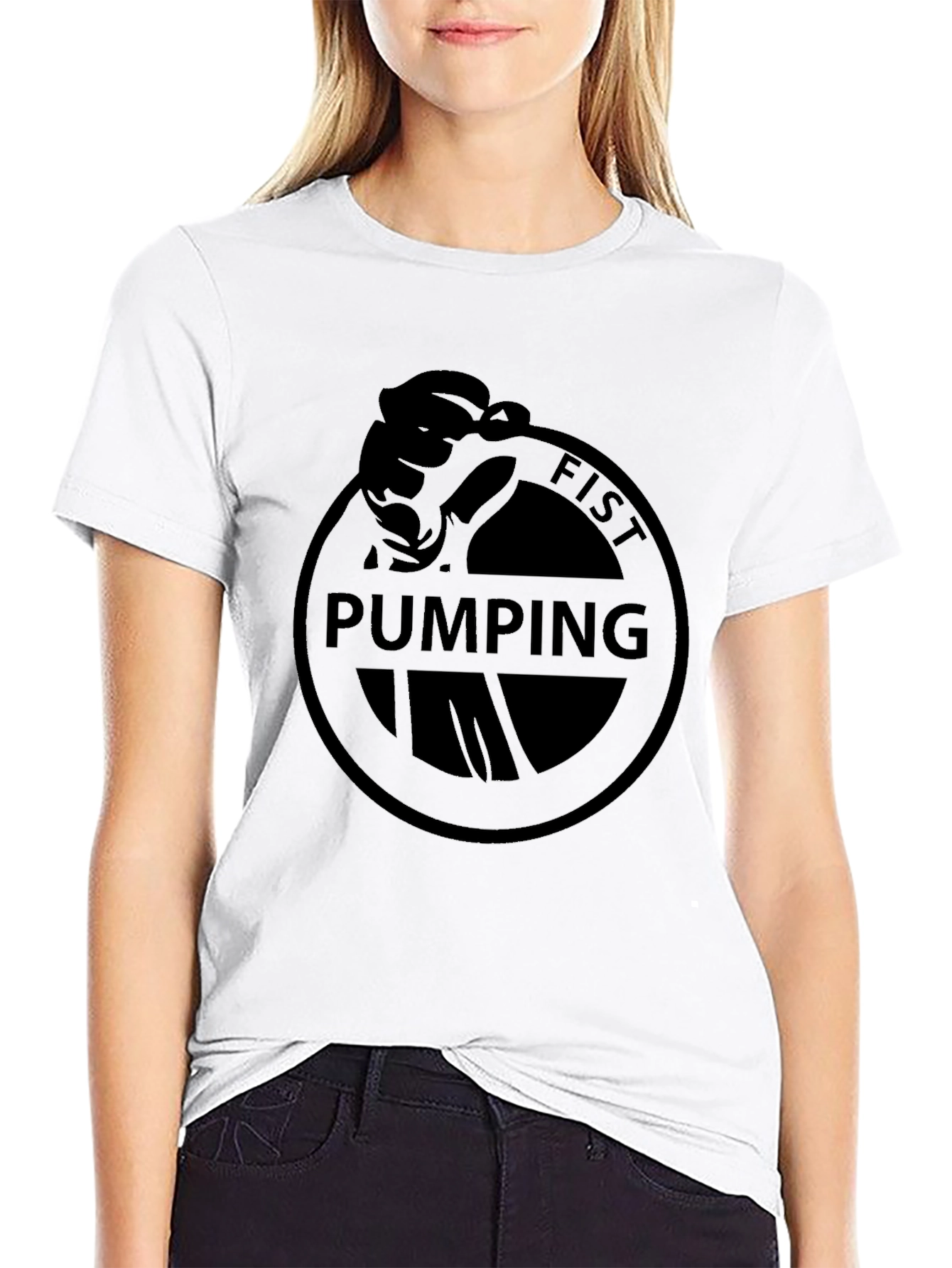 Fist Pumping Tee - Mens Graphic T-Shirt