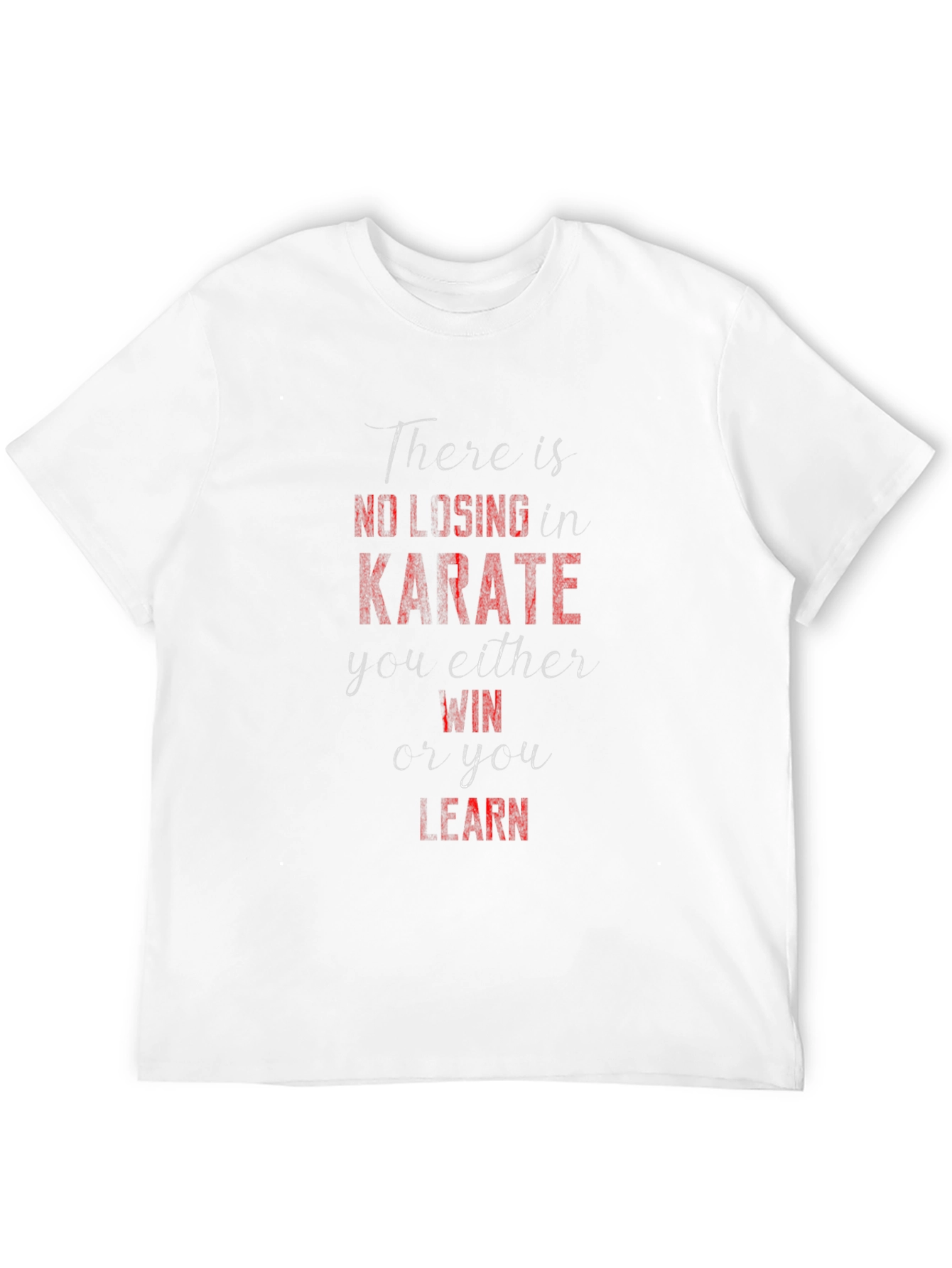Karate Win or Learn Graphic Tee