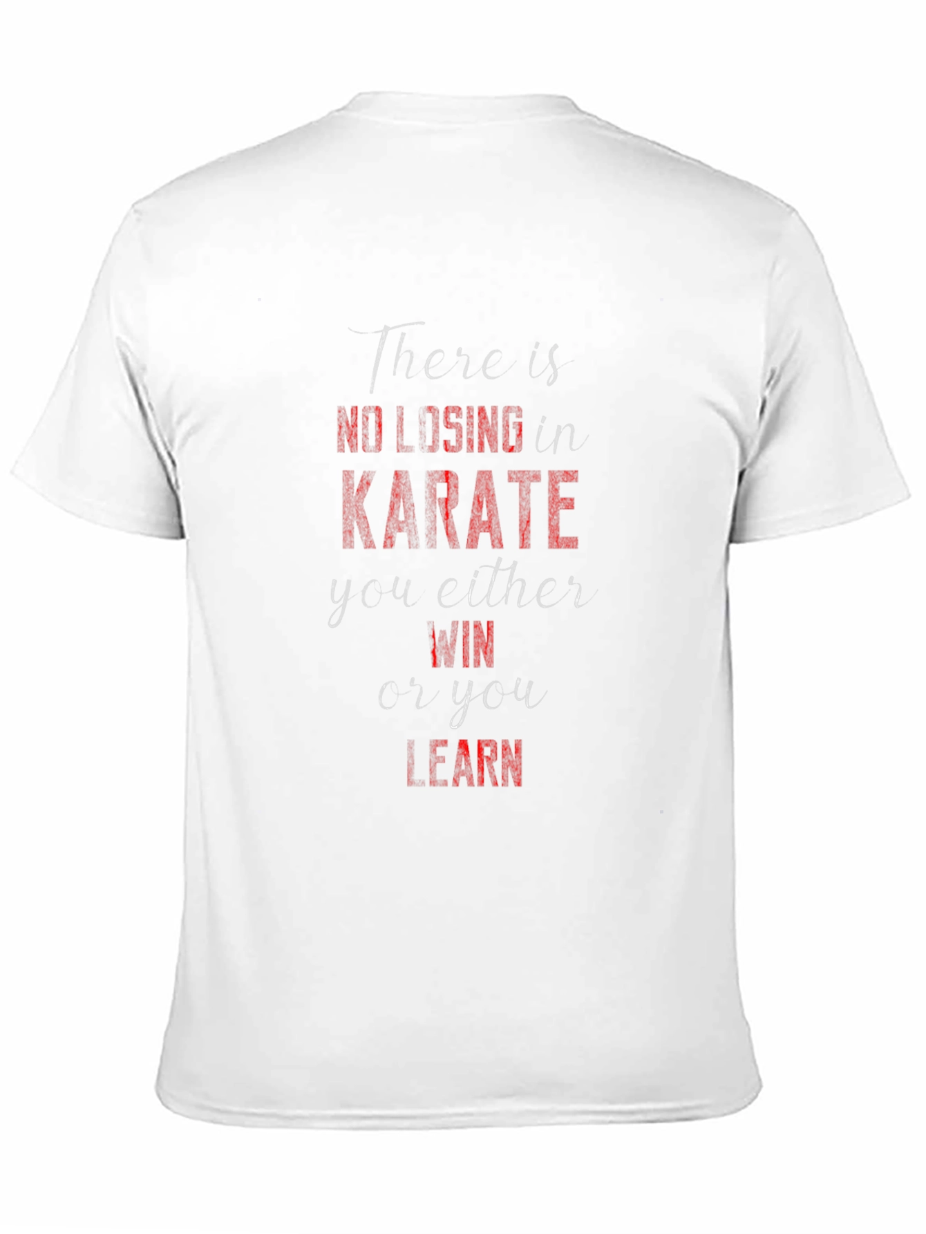 Karate Win or Learn Graphic Tee