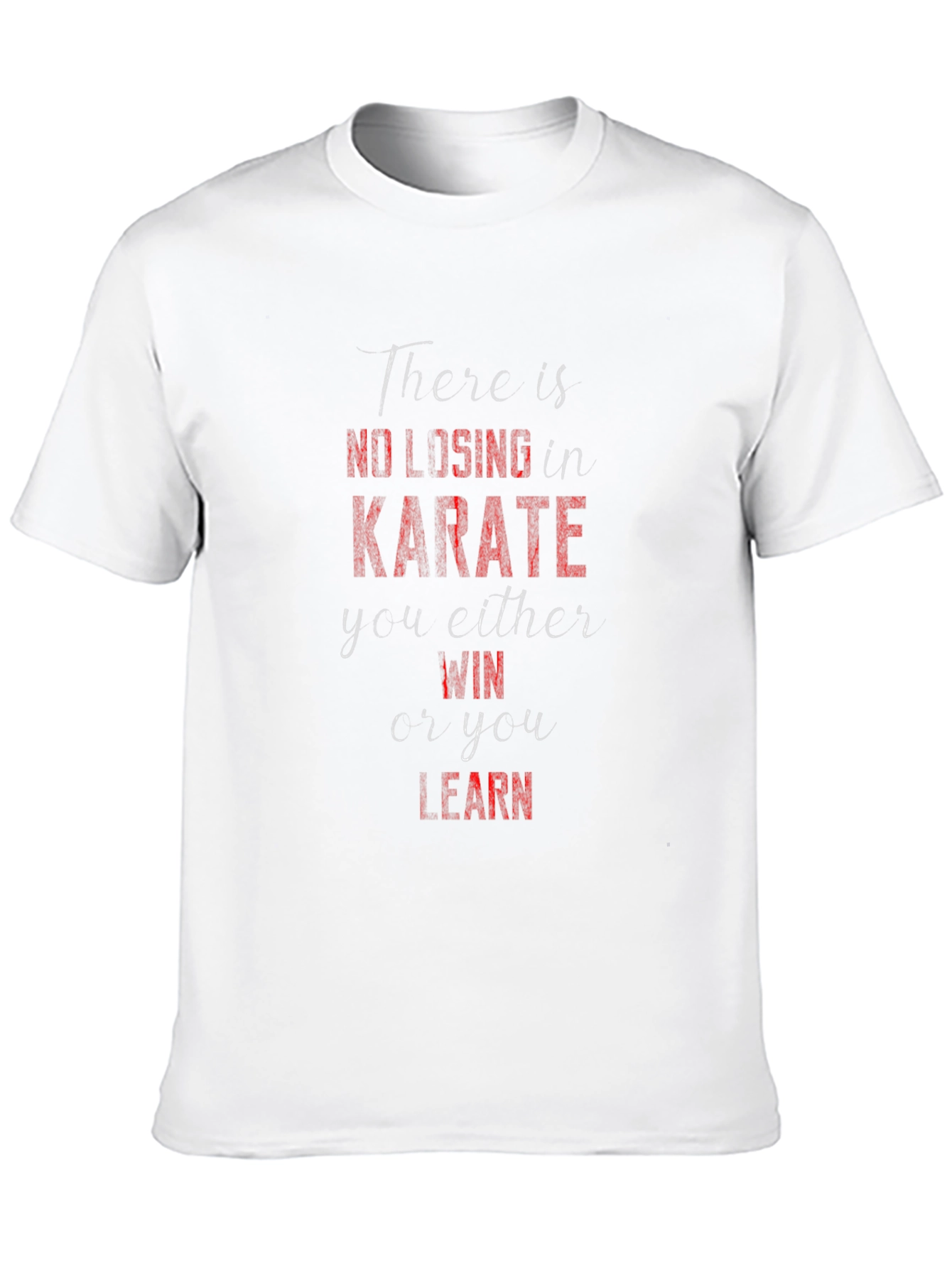 Karate Win or Learn Graphic Tee