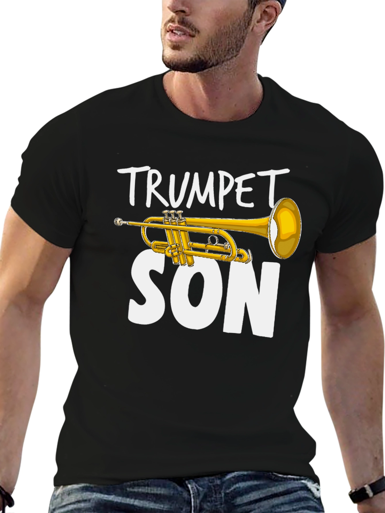 Trumpet Son Graphic T-Shirt - Music Lover Tee