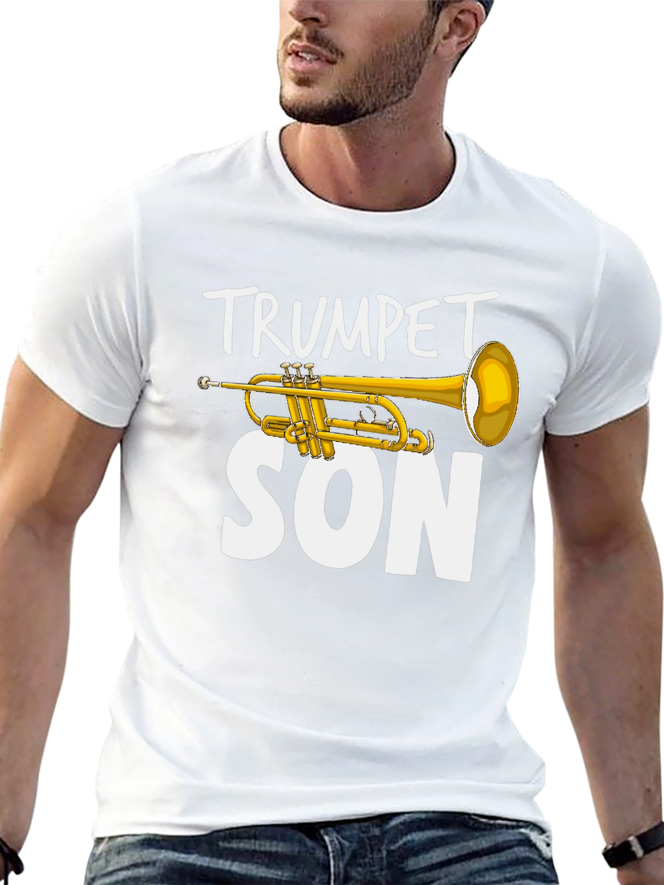 Trumpet Son Graphic T-Shirt - Music Lover Tee