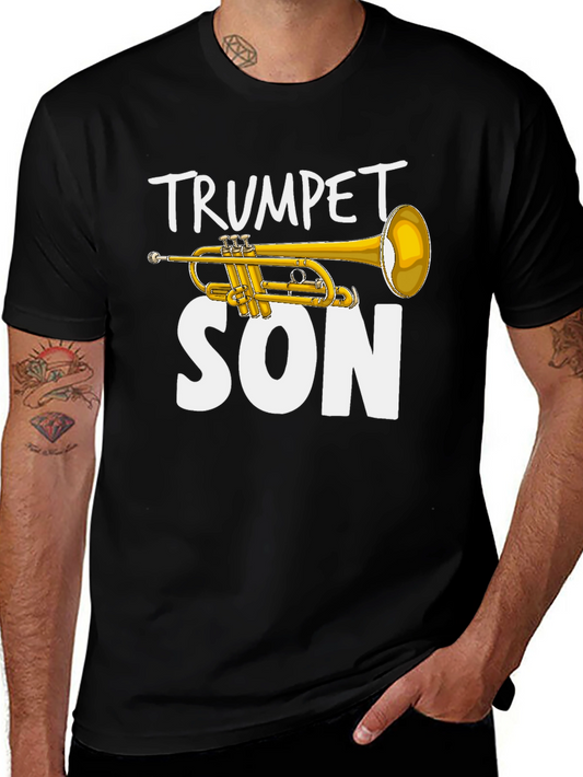 Trumpet Son Graphic T-Shirt - Music Lover Tee