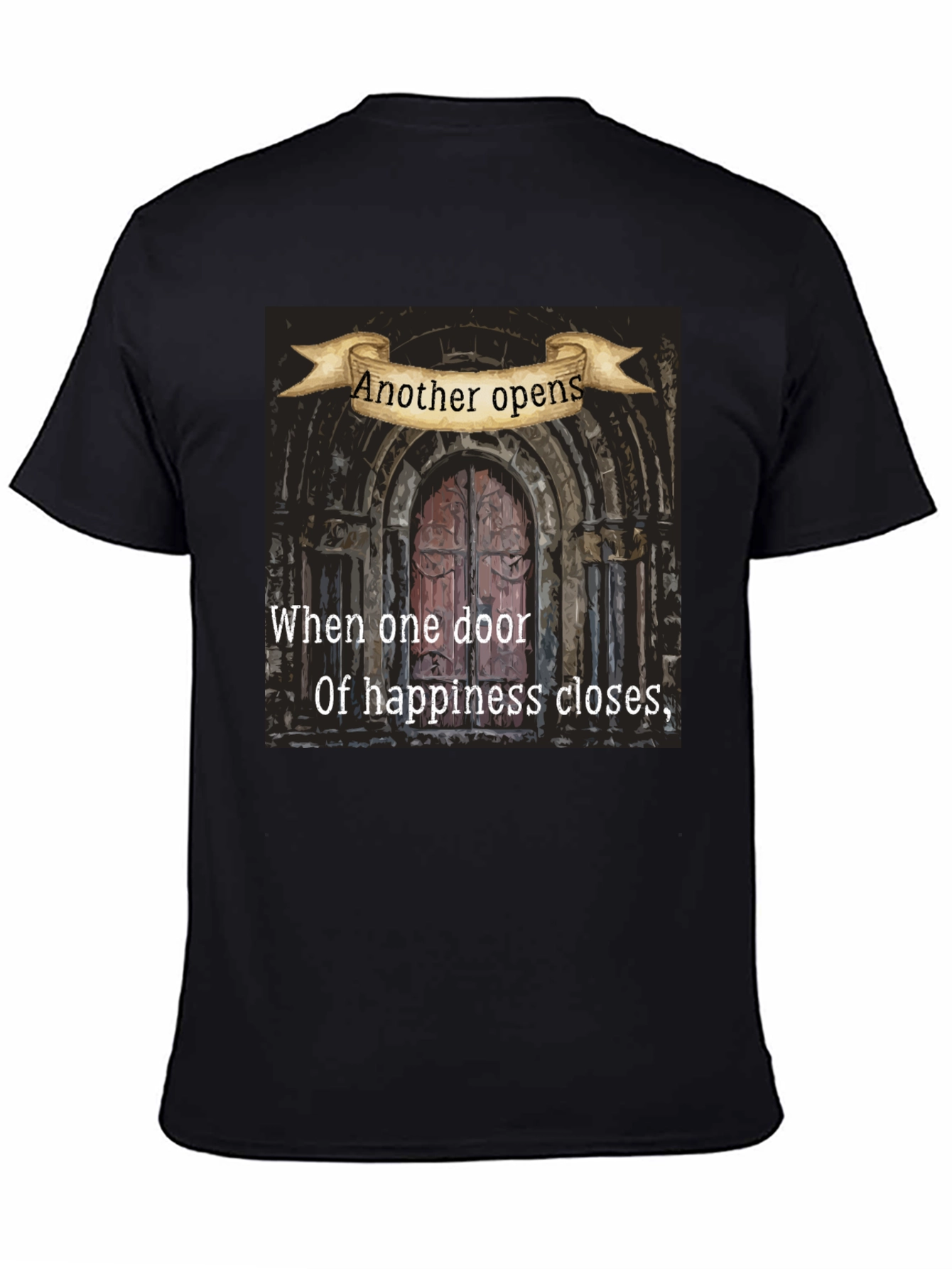 Inspirational Another Opens Door Graphic Tee