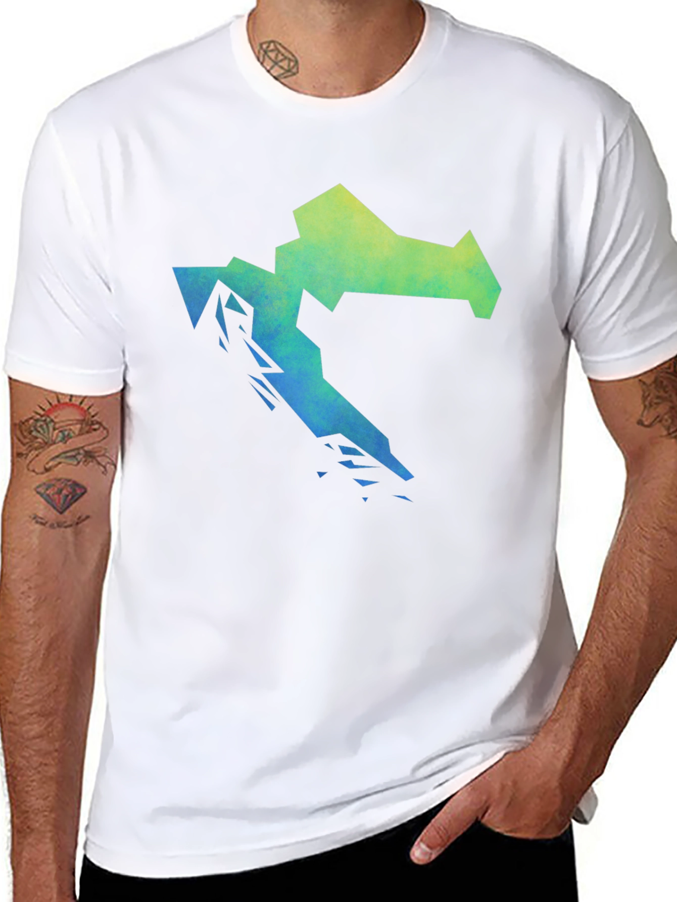 Croatia Map T-Shirt - Gradient Design