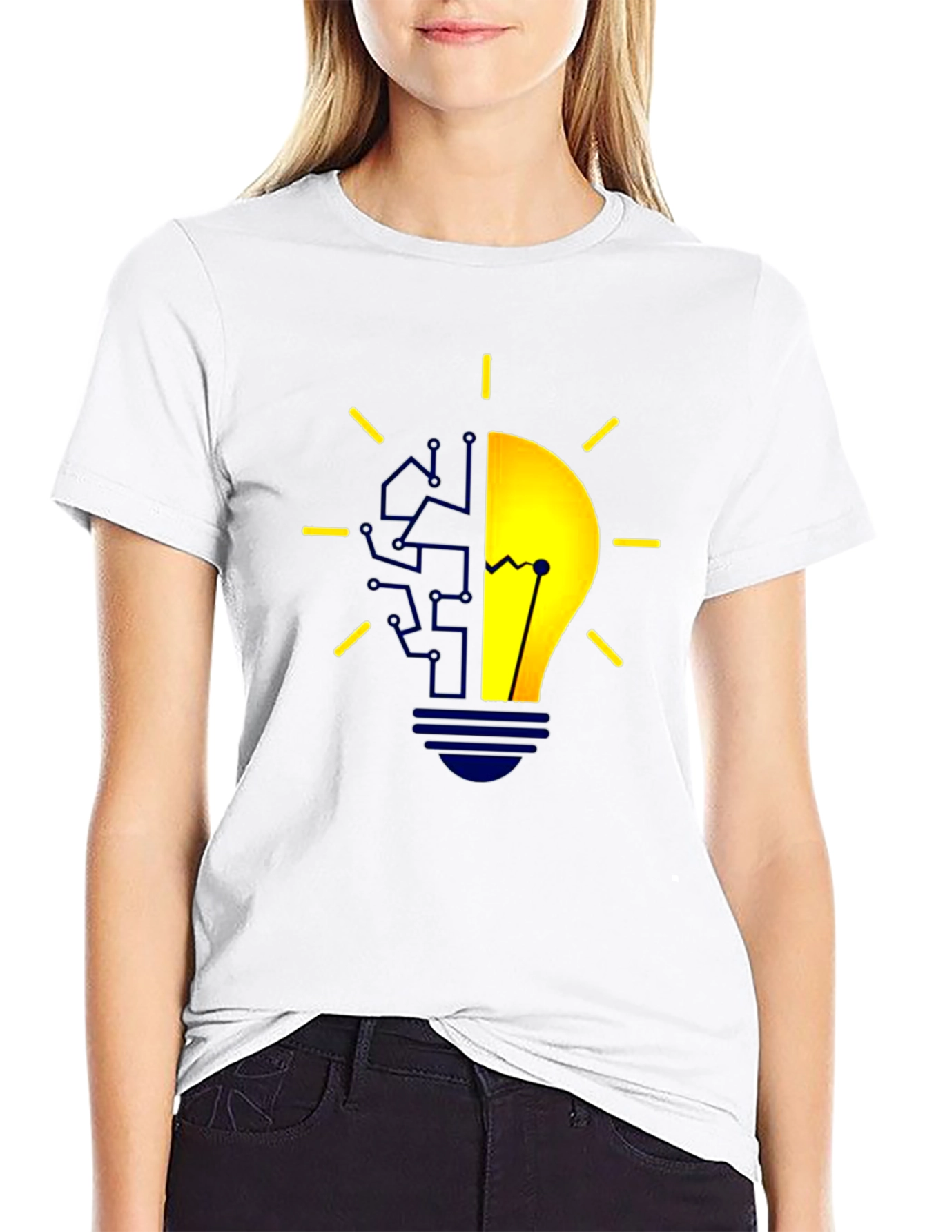 Tech Brain Lightbulb T-Shirt