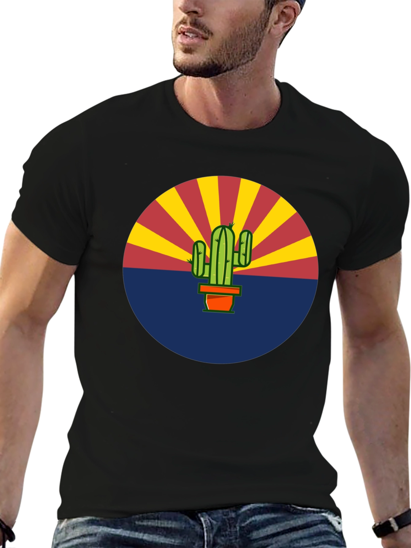 Arizona Cactus Graphic T-Shirt